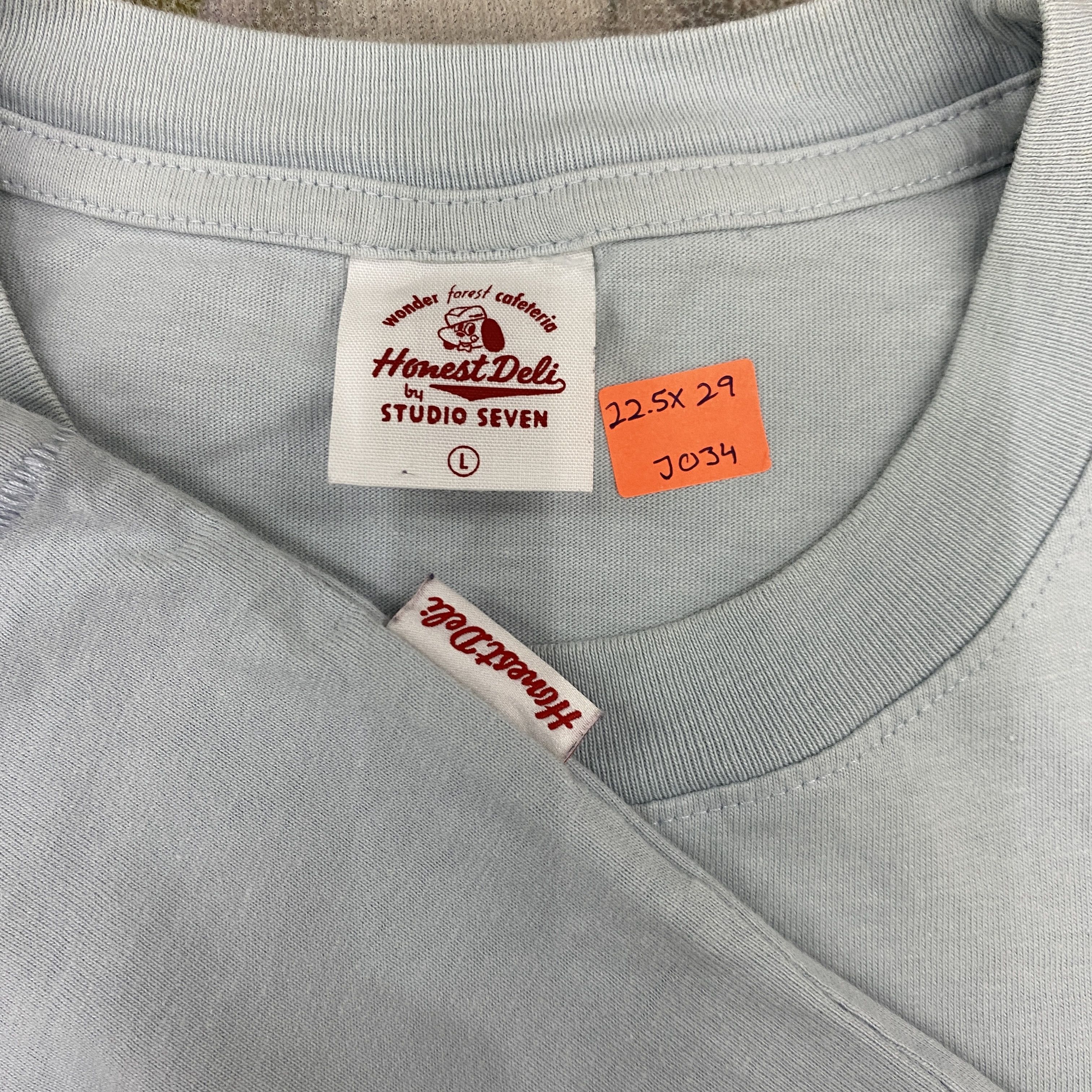 Japanese Brand Honest Deli T-Shirt by Studio Seven Tshirt - J034 Size US L / EU 52-54 / 3 - 6 Thumbnail
