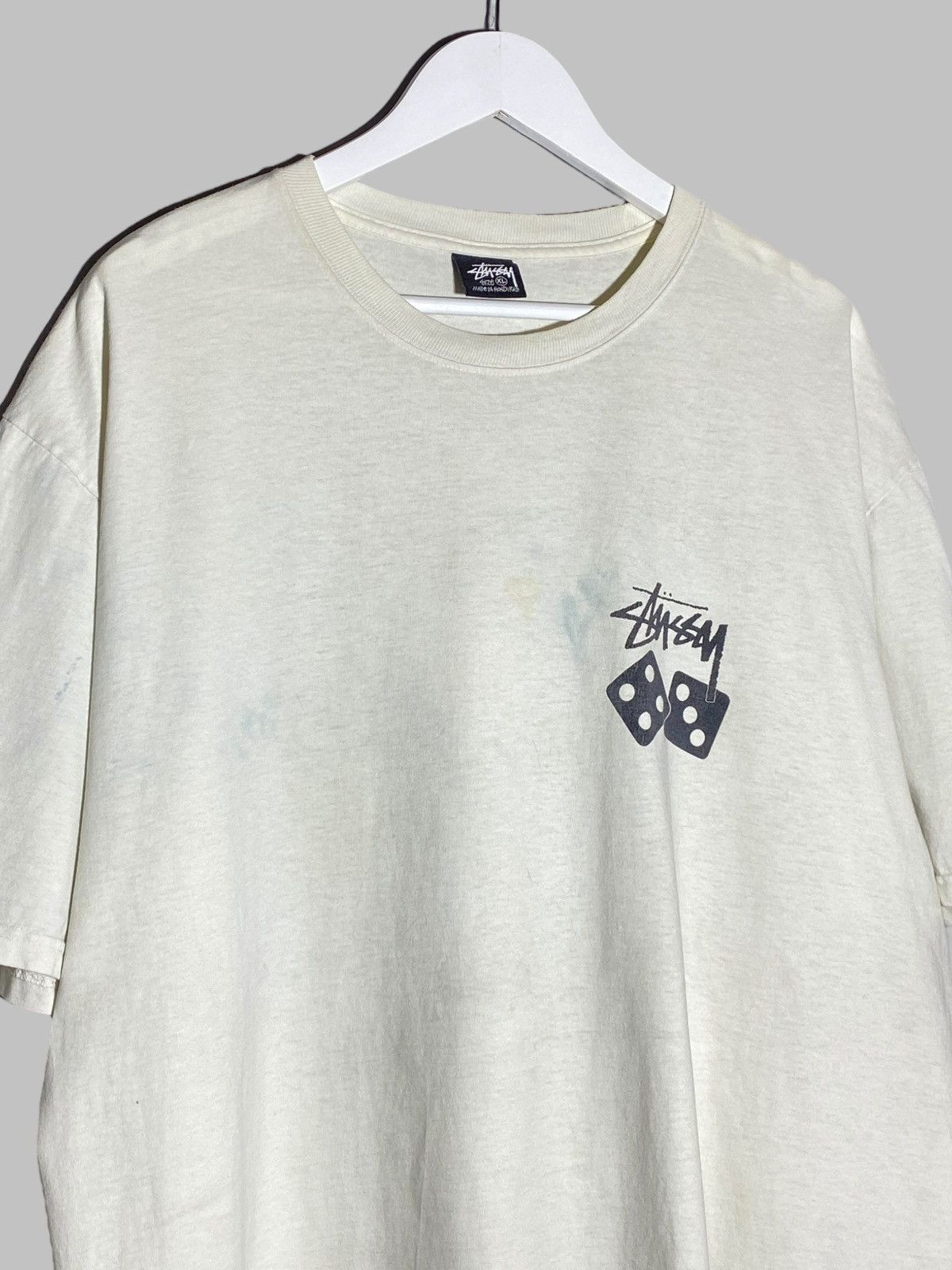STUSSY VINTAGE DICE TEE STREET SKATE NYC OG STYLE