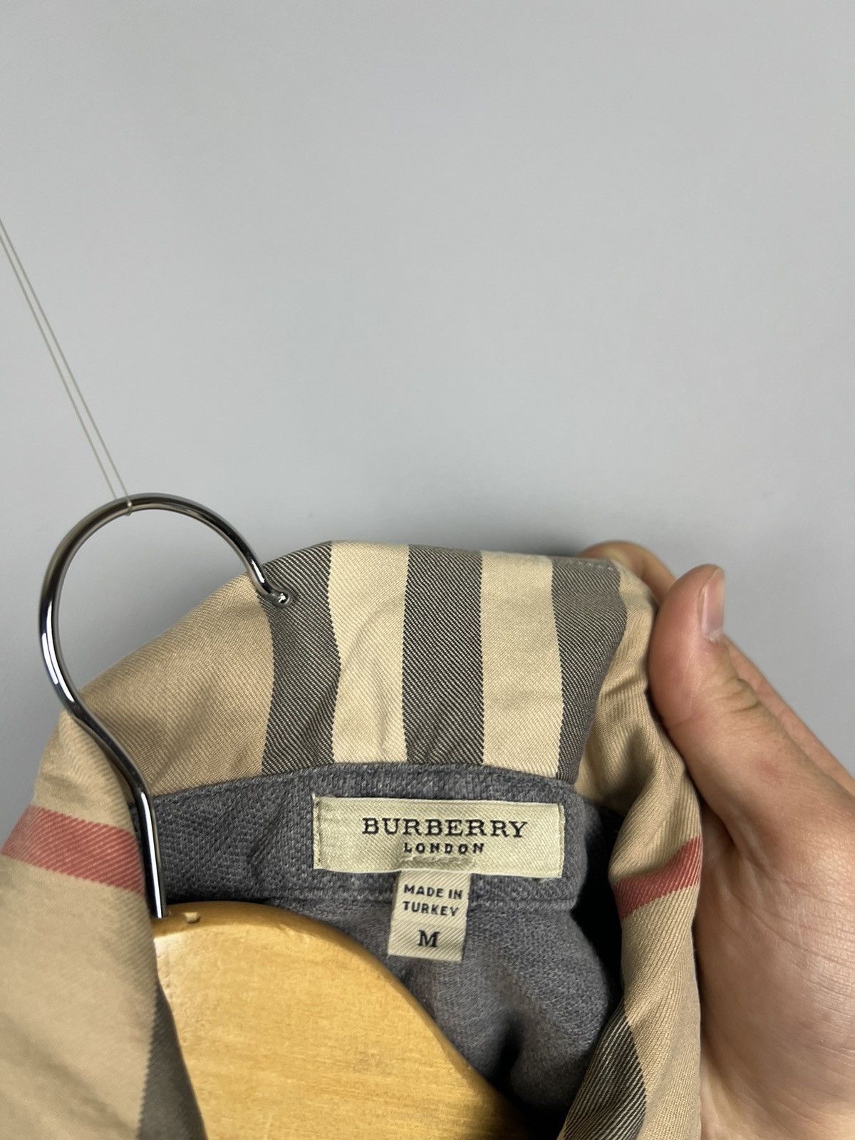 Burberry Burberry London Nova Check Cotton Longsleeve Polo Shirt Size M / US 6-8 / IT 42-44 - 5 Thumbnail
