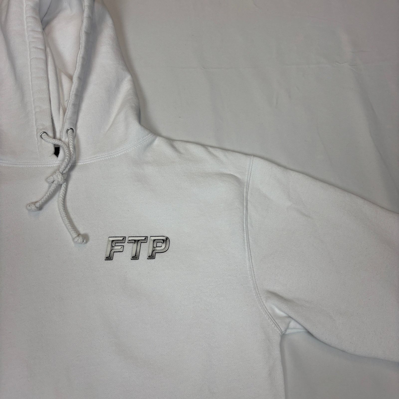 Fuck The Population FTP Chrome Logo Hoodie Men's Large Skate Streetwear Size US L / EU 52-54 / 3 - 3 Thumbnail