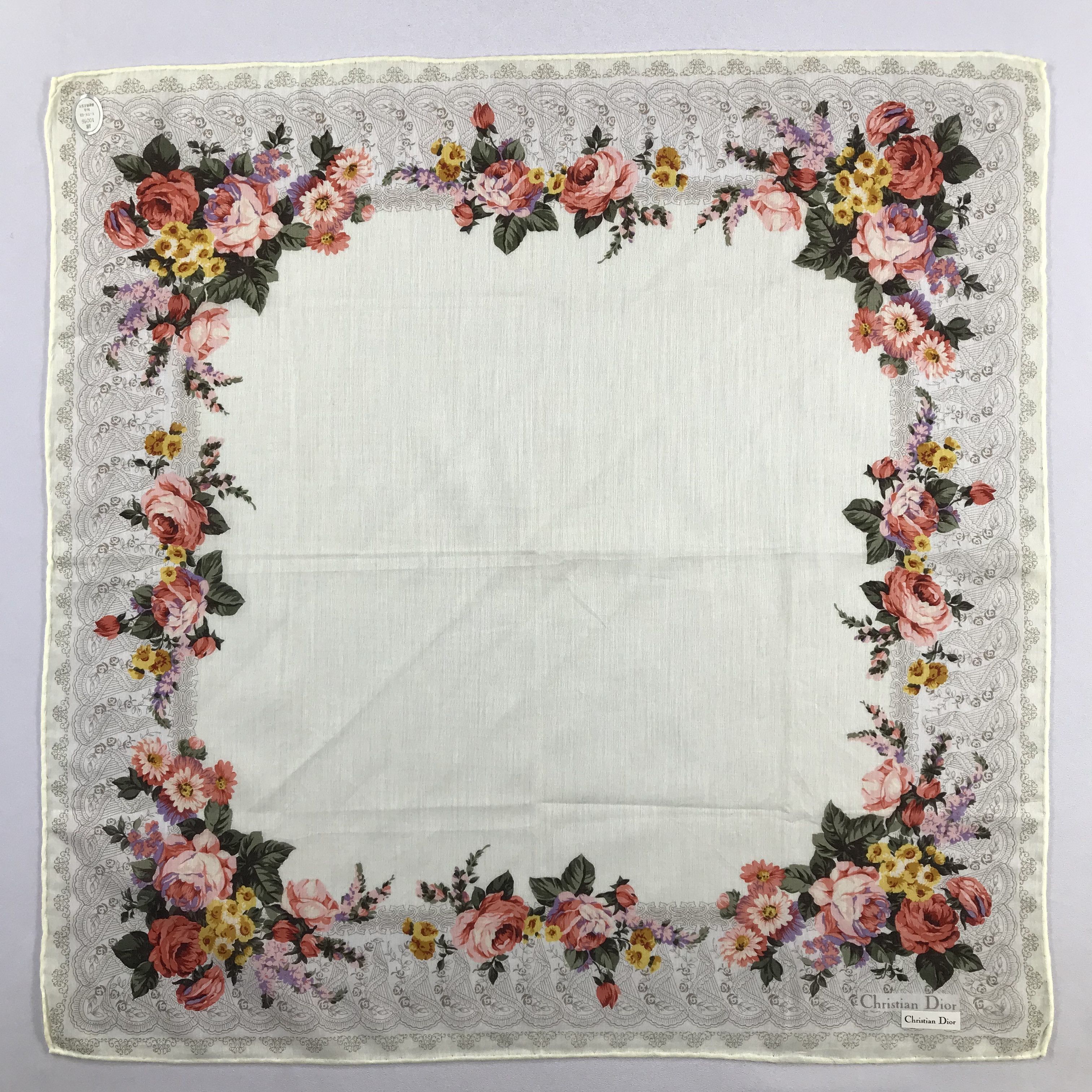 Christian Dior Monsieur Christian Dior Handkerchief / Bandana / Neckerchief C581 Size ONE SIZE - 3 Thumbnail