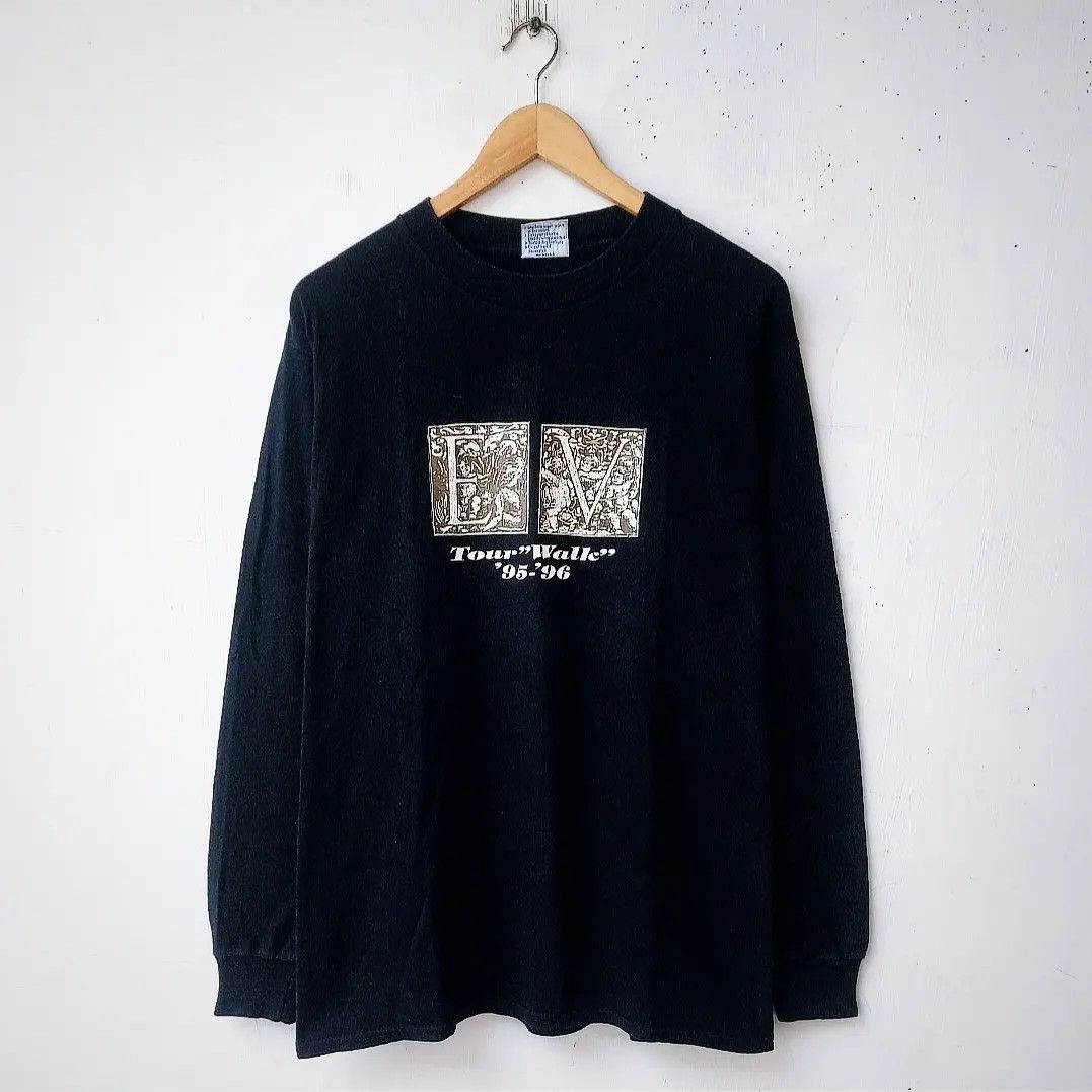 image of Band Tees x Rock Band VTG 90's Eins : Vier Walk Tour Japanese Rock Band in Black, Men's (Size Large