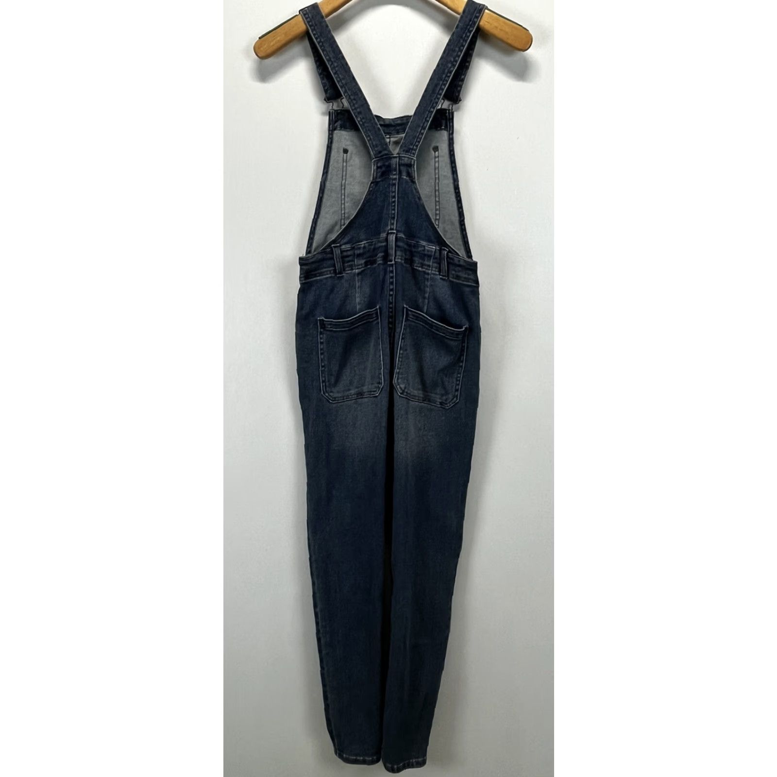 Free People Free People Denim Overalls Womens Blue 26 Adjustable Bib Skinny Jeans Size 26" / US 2 / IT 38 - 4 Thumbnail