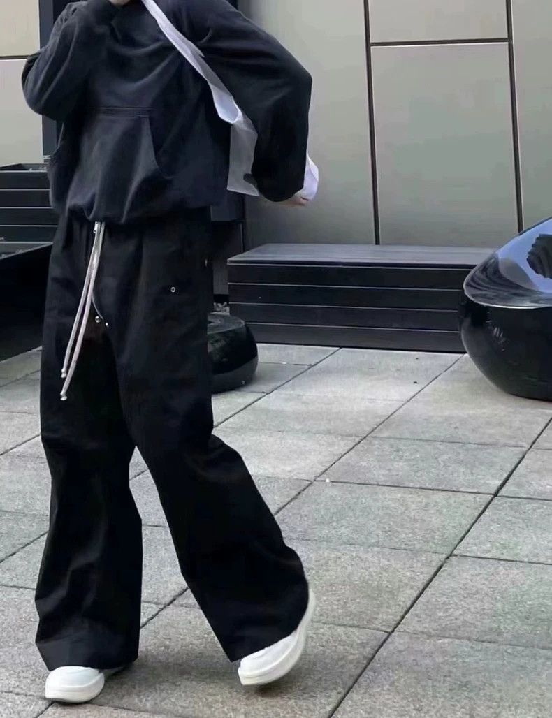 Rick Owens RICK OWENS Black slacks pants Size US 42 / EU 58 - 4 Thumbnail
