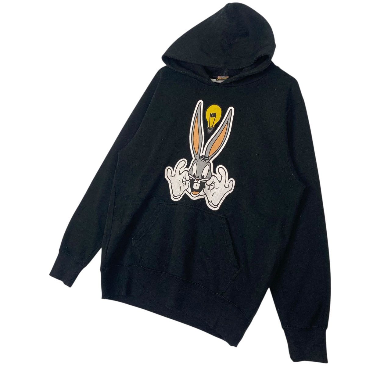 Other Vintage Bugs Bunny Looney Tunes Hoodie Sweater Big Logo Blac Size US XL / EU 56 / 4 - 2 Thumbnail