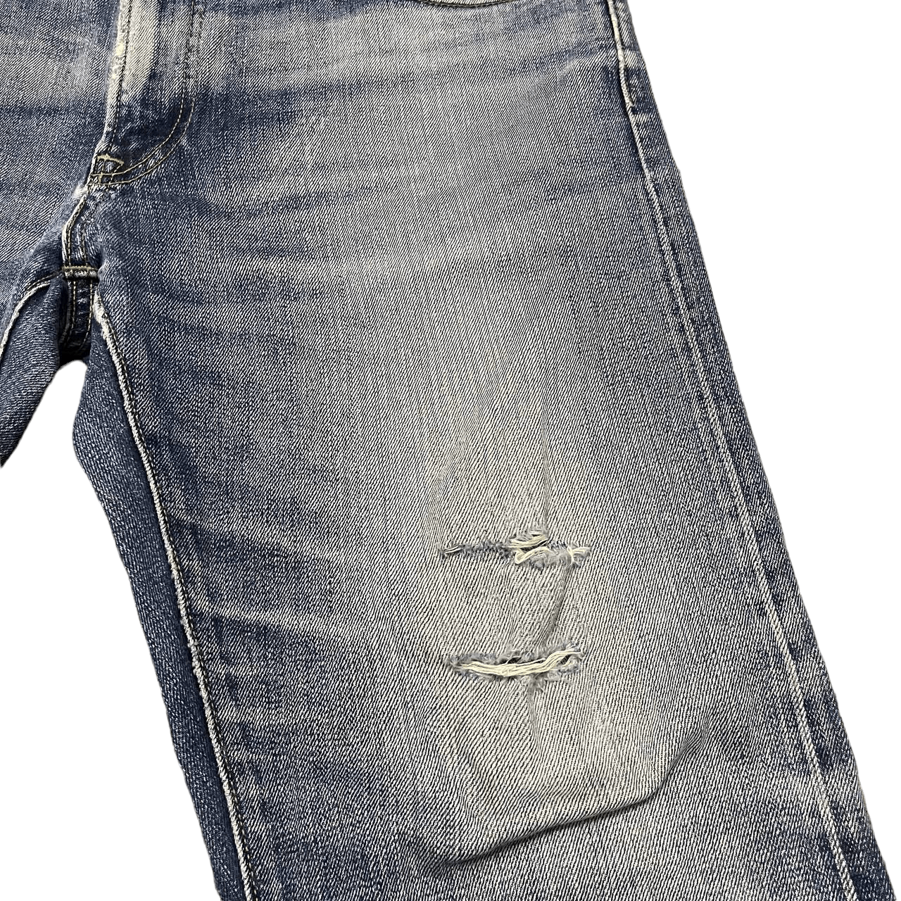 Uniqlo Vintage Japanese Uniqlo Jeans Selvedge Distressed Size US 34 / EU 50 - 5 Thumbnail