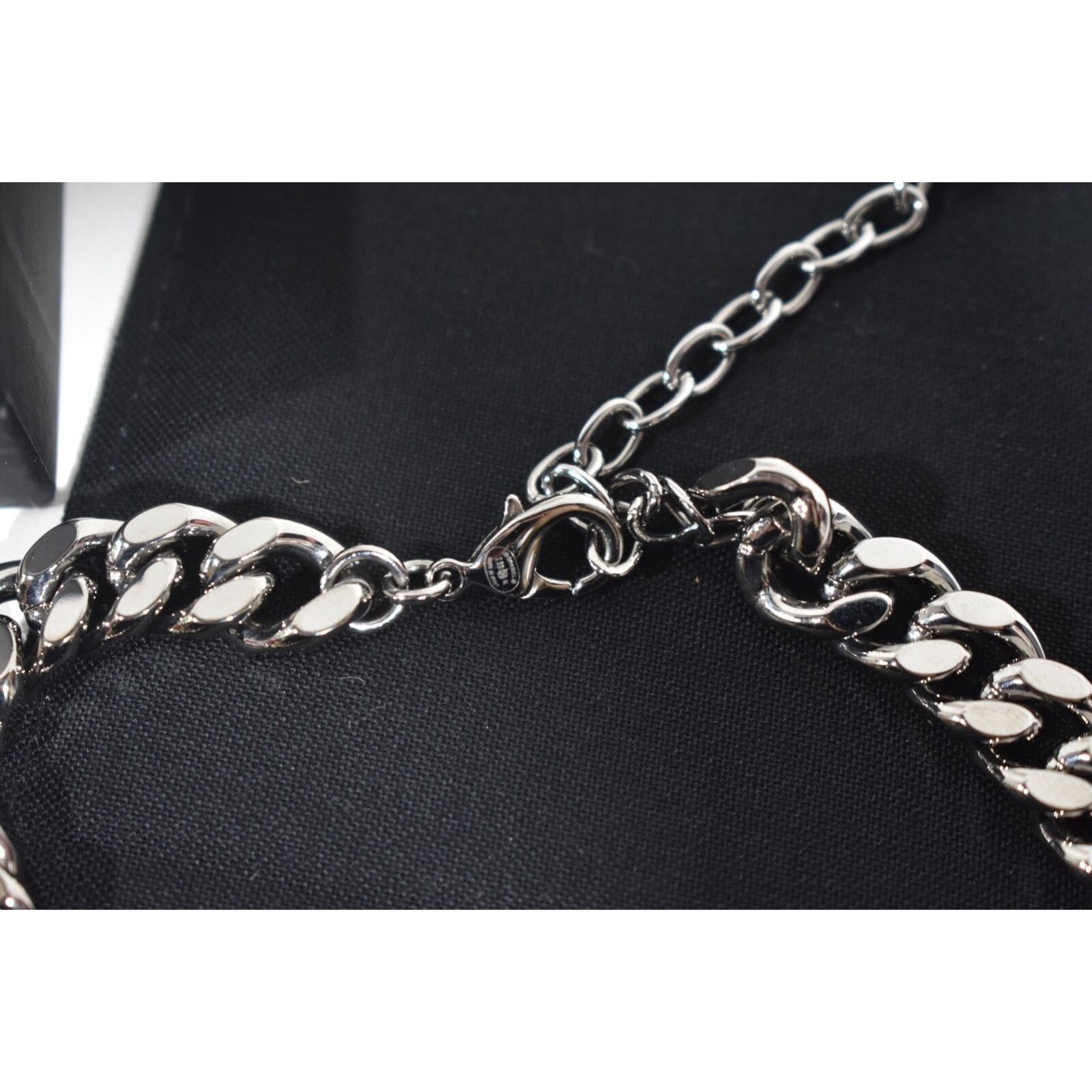 Chanel Chanel Cut Off Chain Cuban Link Crystal Choker Necklace Size ONE SIZE - 9 Thumbnail