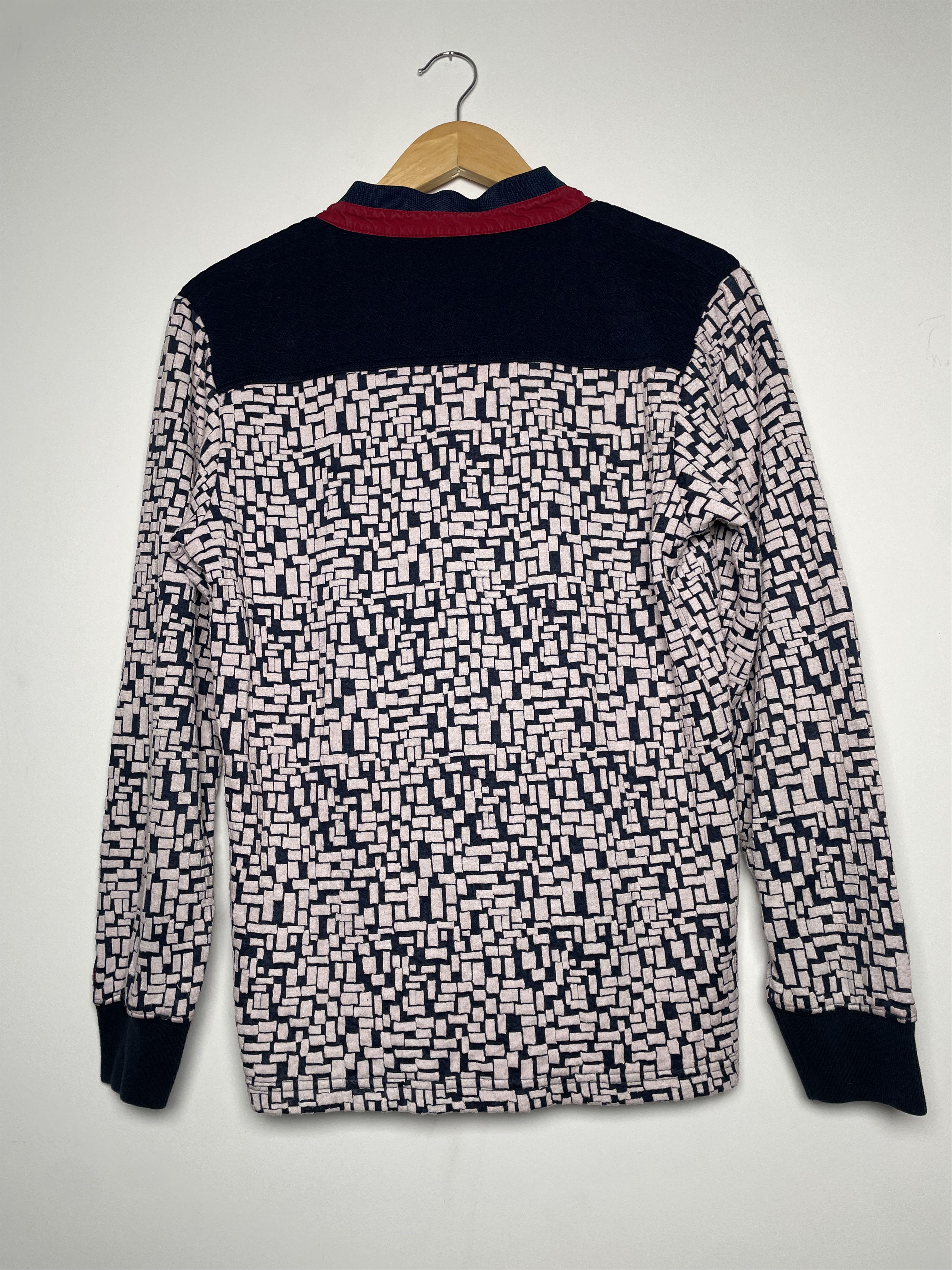 Hats Off Club Long Sleeve Geometric Polo M