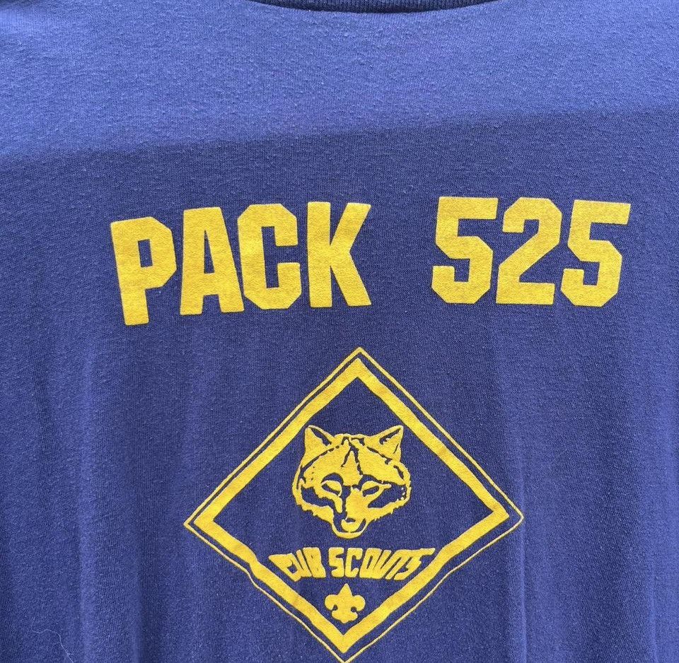 Vintage Vintage Boy Scouts Of America Pack 525 T-Shirt Graphic Size US XL / EU 56 / 4 - 4 Thumbnail