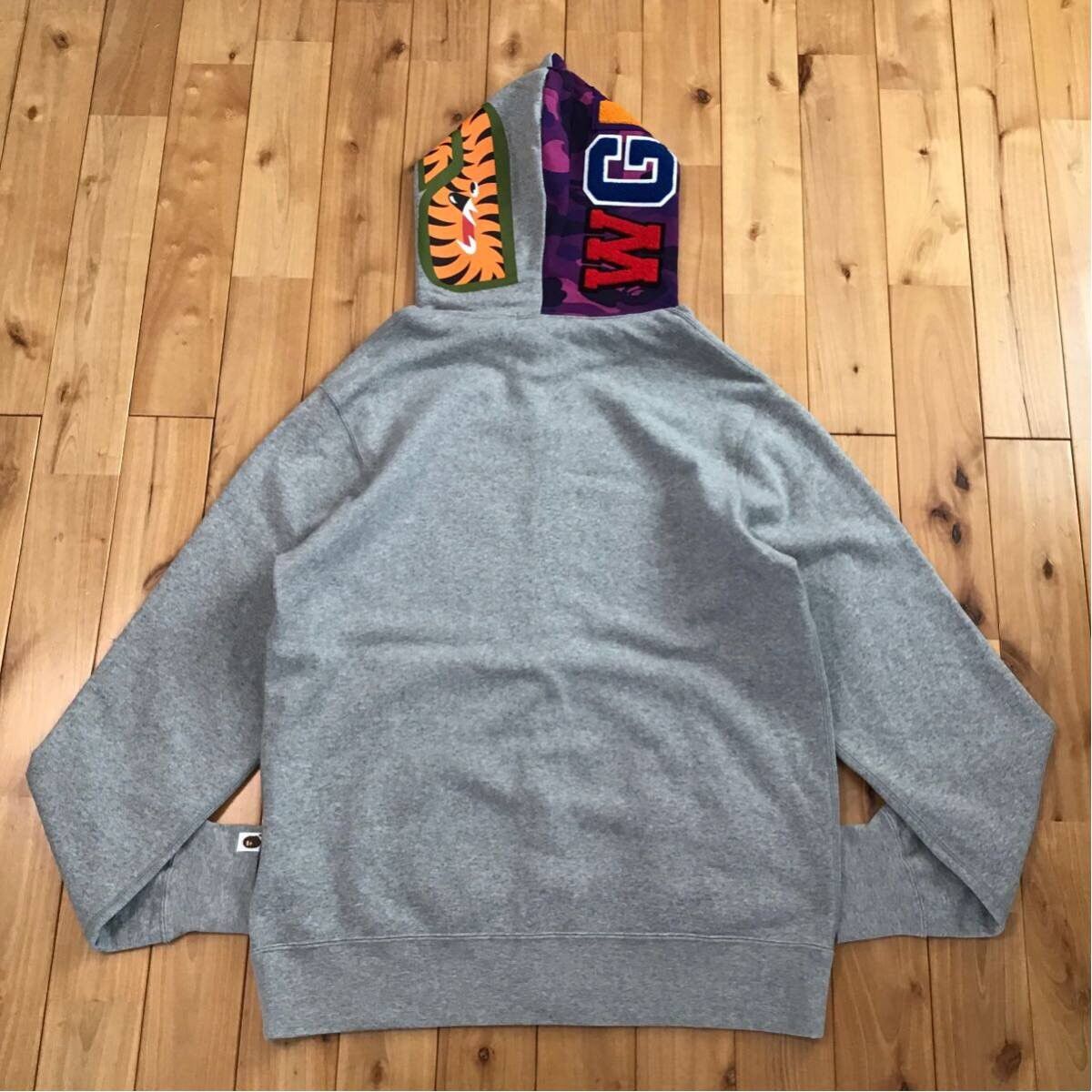 Bape 🔥2XL🔥 BAPE Purple camo Shark full zip Hoodie a bathing ape Size US XXL / EU 58 / 5 - 2 Thumbnail