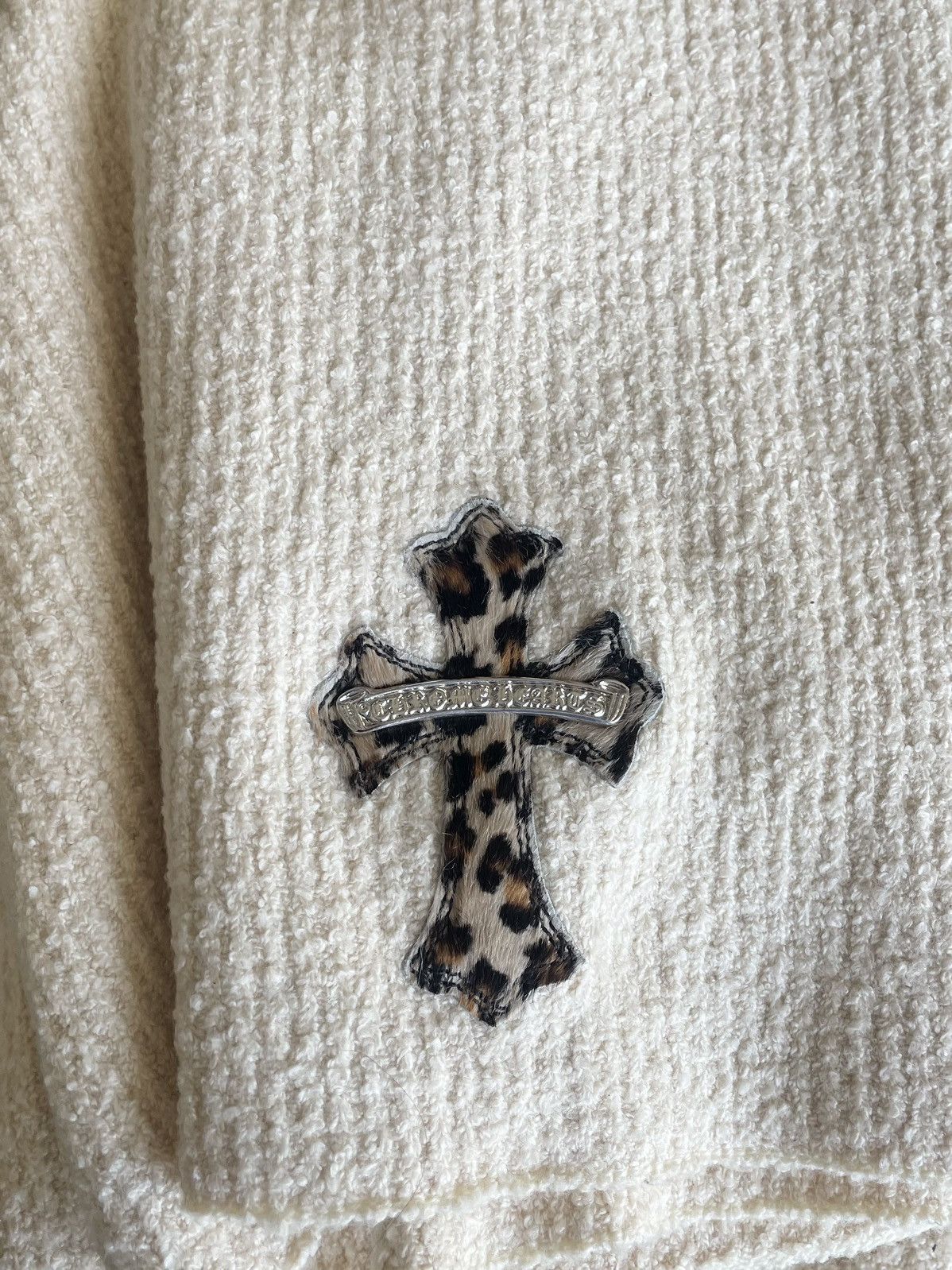 Chrome Hearts Chrome Hearts Knitted Cheetah Patch Sweater Size US S / EU 44-46 / 1 - 6 Thumbnail