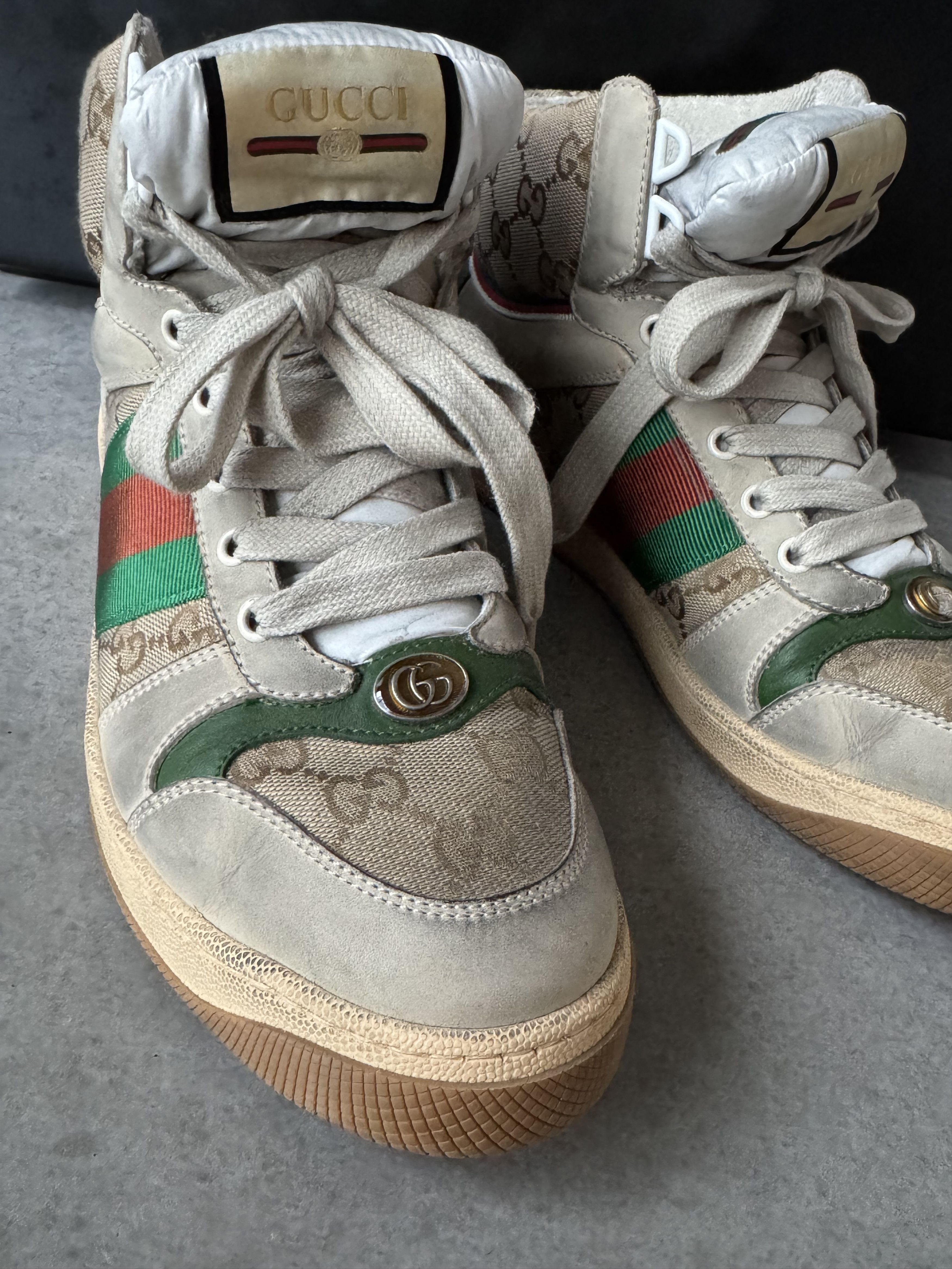 Gucci Gucci Screener High Top Sneaker Size US 7 / EU 40 - 10 Thumbnail