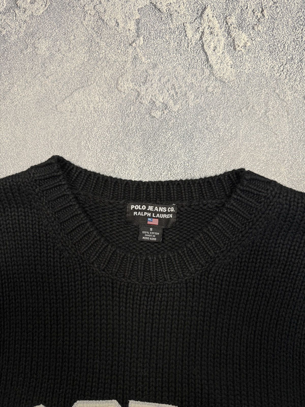 Polo Ralph Lauren Vintage Polo Jeans Company Big Logo Knit Sweater 90s Size US S / EU 44-46 / 1 - 5 Thumbnail