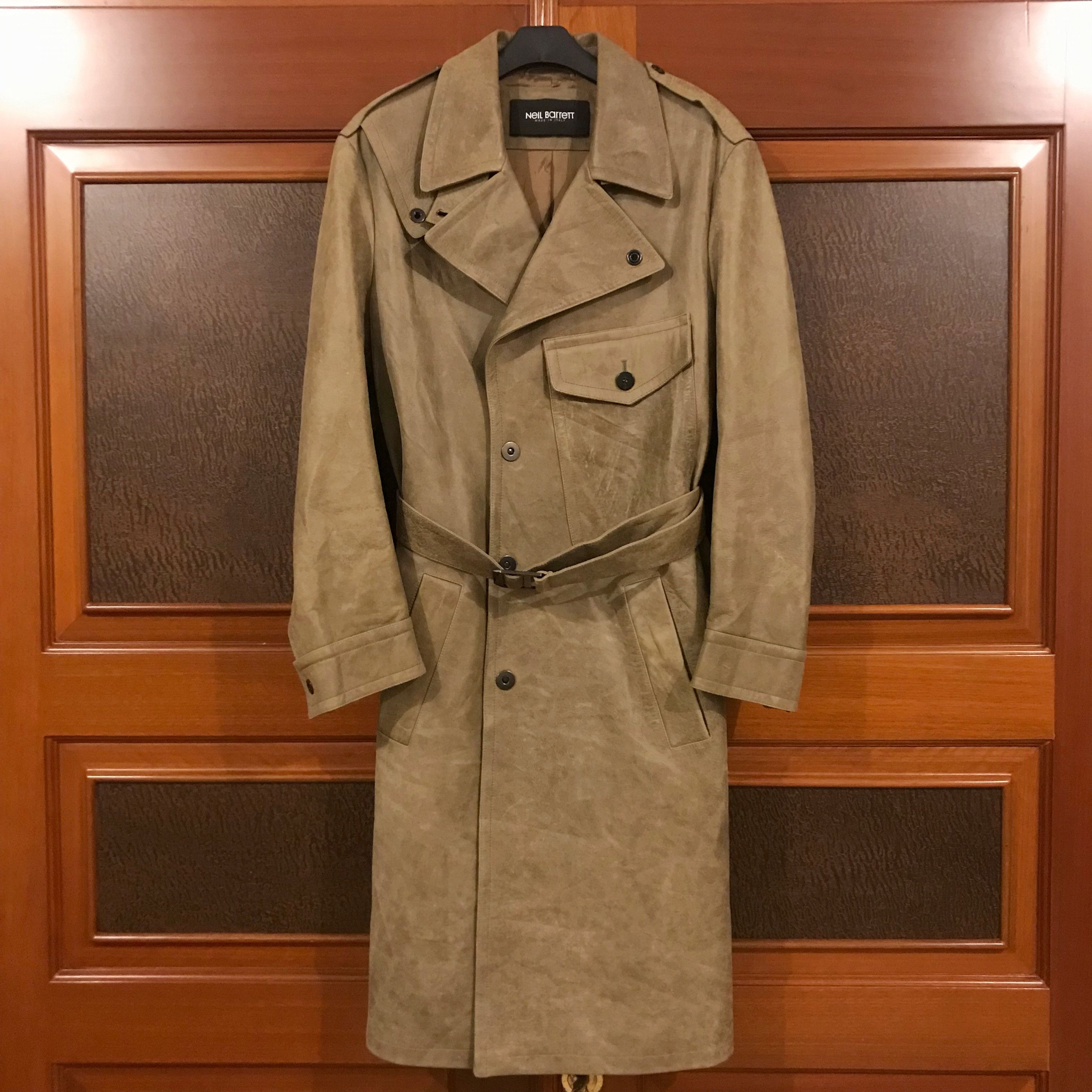 Neil Barrett Neil Barret Bos Taurus Leather Trench Coat *Rare item Size US M / EU 48-50 / 2 - 1 Thumbnail