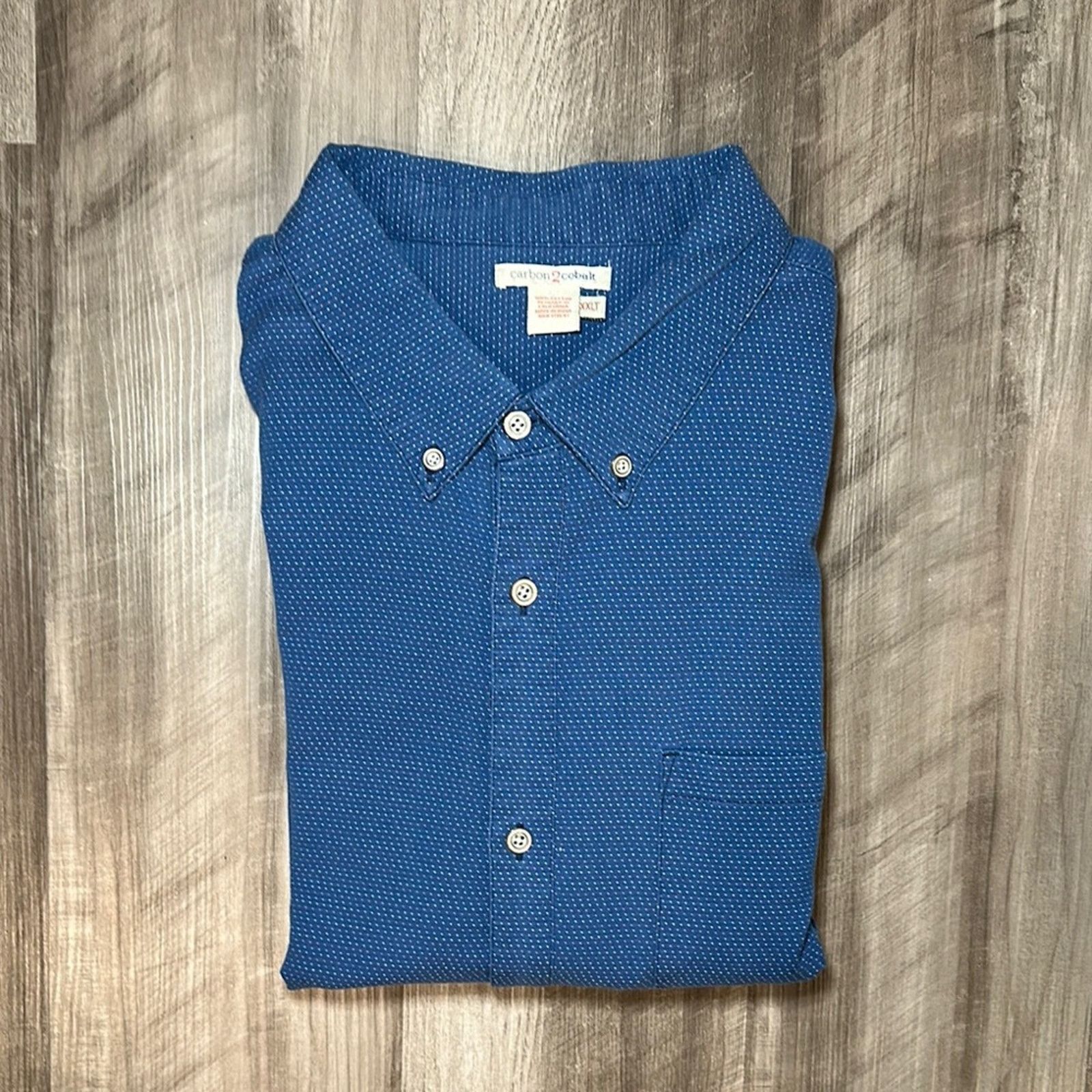 Other Carbon2Cobalt Pointilism Long Sleeve Button Down - 2XLT Size US XXL / EU 58 / 5 - 1 Thumbnail