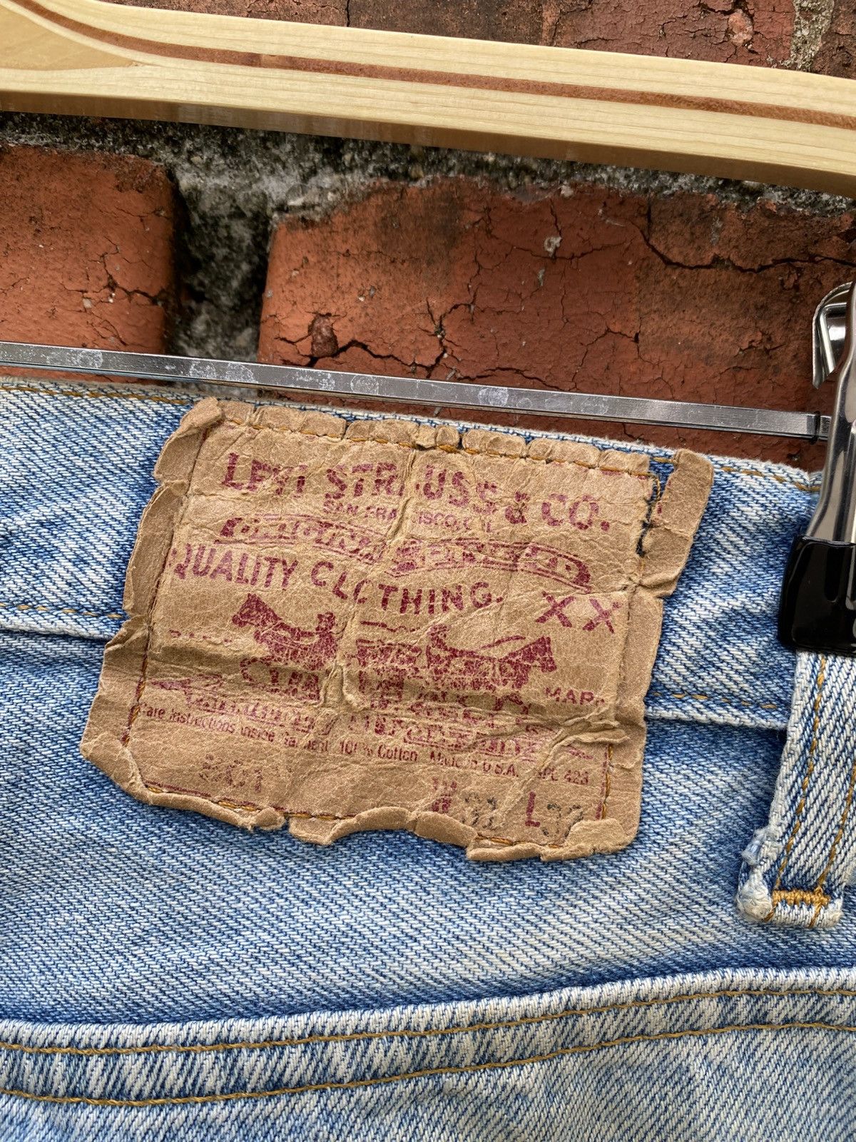 Levi's Vintage Clothing W31x29.5 Vintage levi's 501xx made in USA Size US 31 - 7 Thumbnail