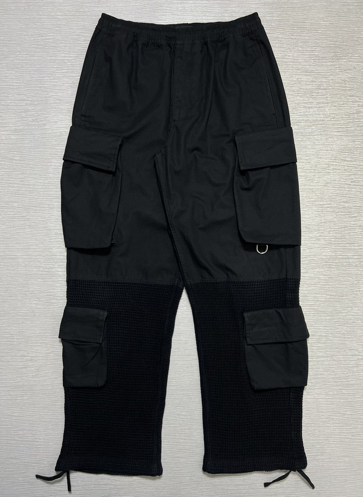 Givenchy Givenchy - Mesh Panel Multi-Pocket Cargo Pants Size US 30 / EU 46 - 2 Thumbnail