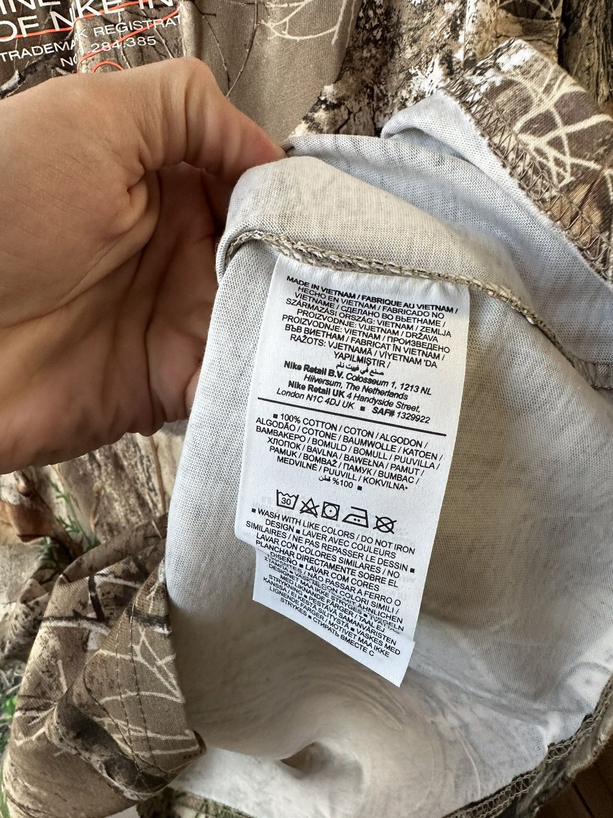 Realtree Nike SB tee Reeltree Camo Forest logo rare M Size US M / EU 48-50 / 2 - 5 Thumbnail