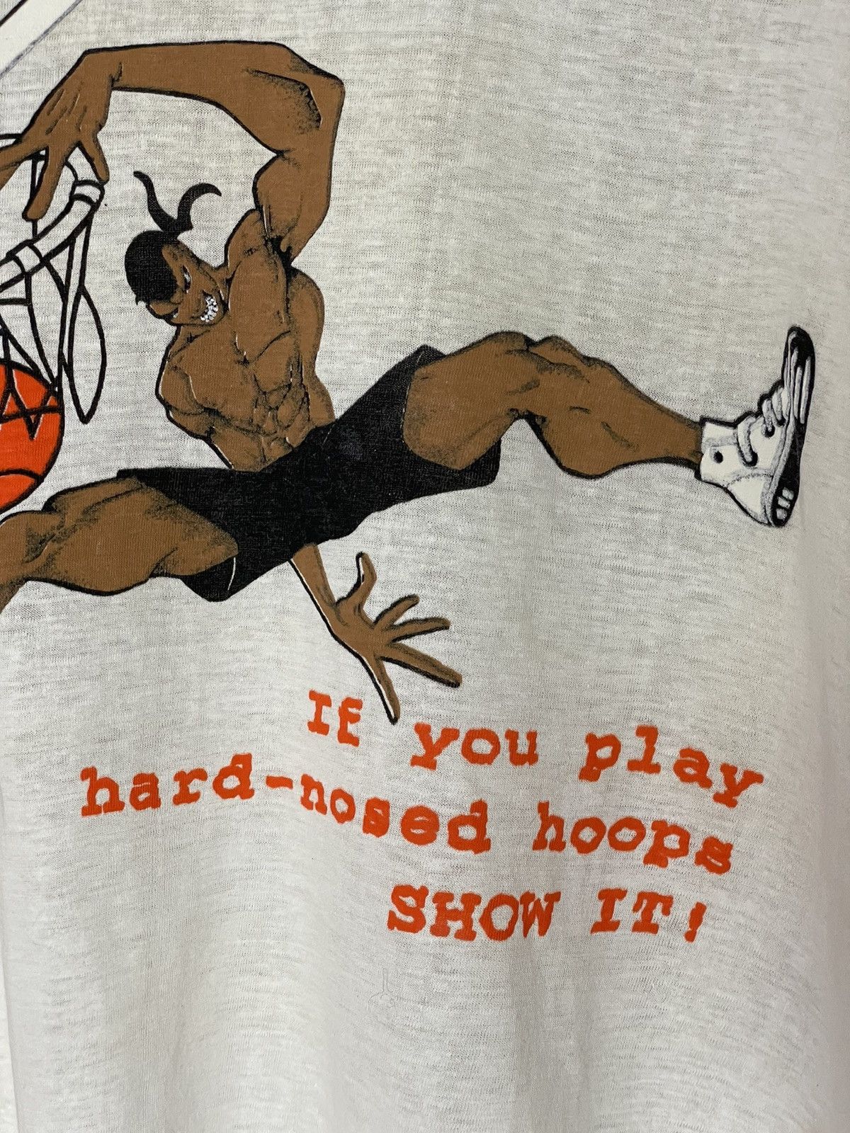 Anime × Japanese Brand × Vintage Vintage 90s Invention Of Basketball art graphic t shirt rare Size US XL / EU 56 / 4 - 13 Thumbnail