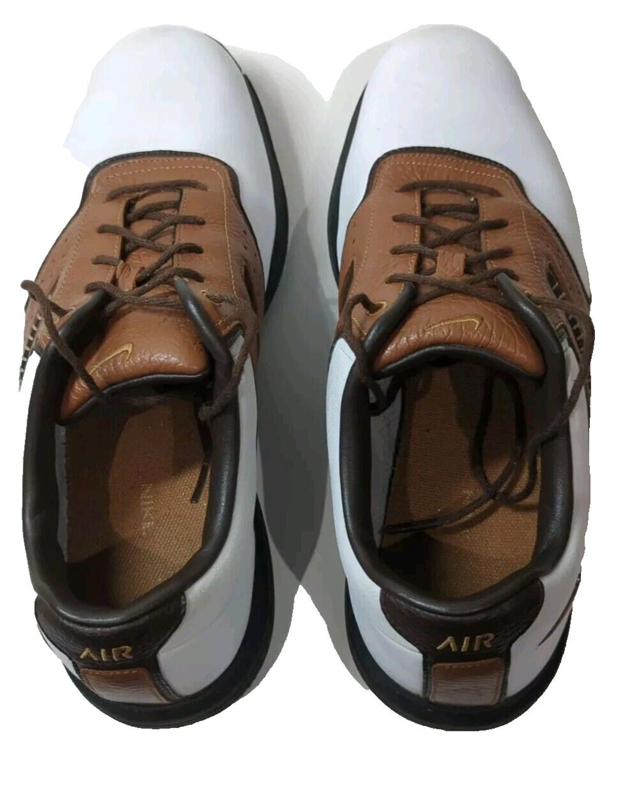 Nike Nike Air Golf Shoes 418535-172 Brown/White Size 10 Size ONE SIZE - 6 Thumbnail