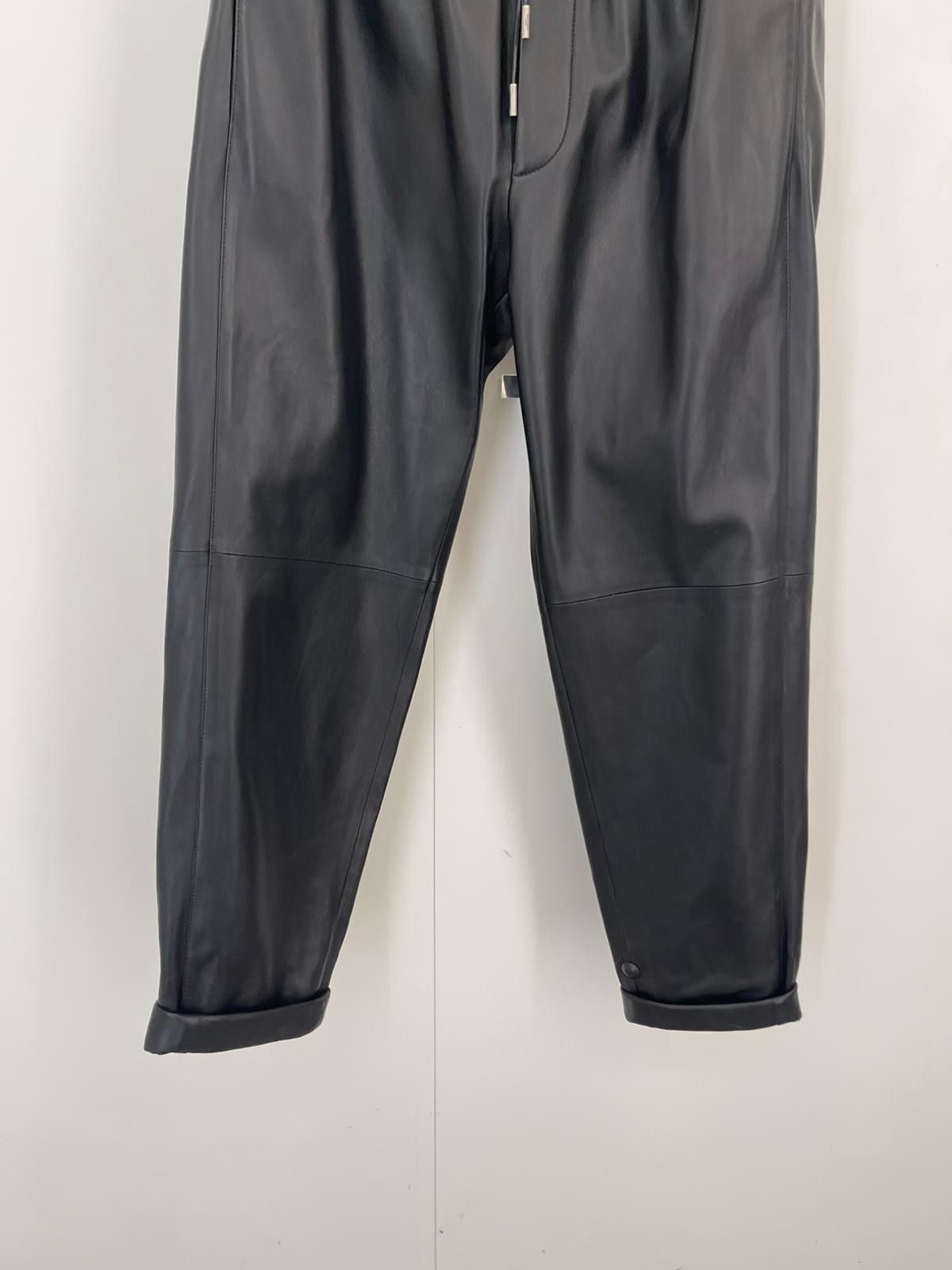 Saint Laurent Paris Sweatpants in Lambskin Size US 34 / EU 50 - 2 Thumbnail