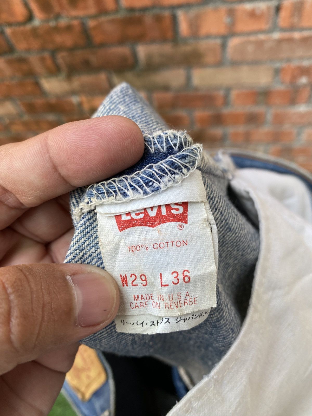 Levi's Vintage Clothing W29x32.5 Vintage levi's 501 made in usa Size US 29 - 4 Thumbnail