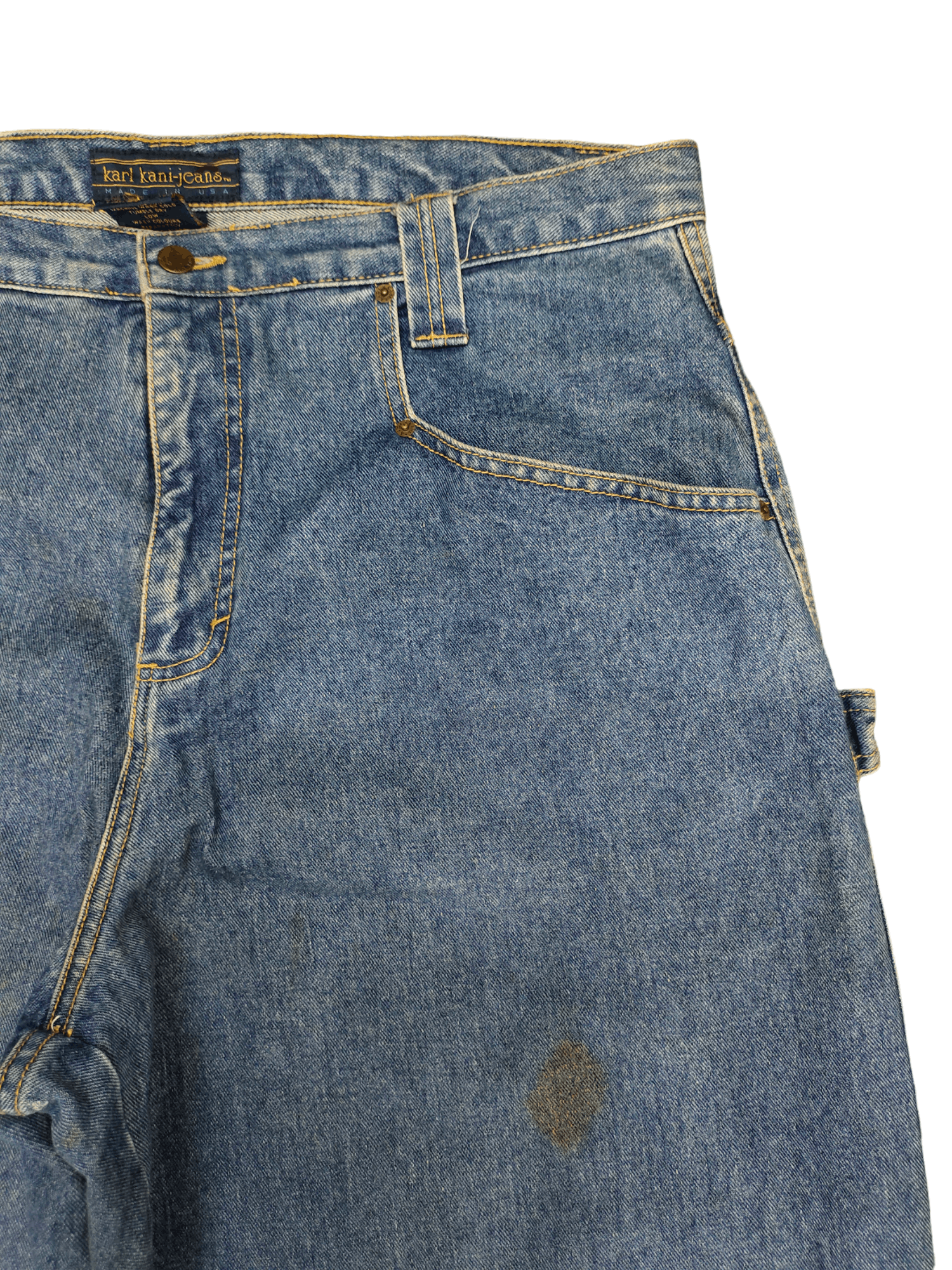 Karl Kani Jnco Style Baggy Jeans Karl Kani Carpenter Denim Wide Leg Size US 38 / EU 54 - 11 Thumbnail