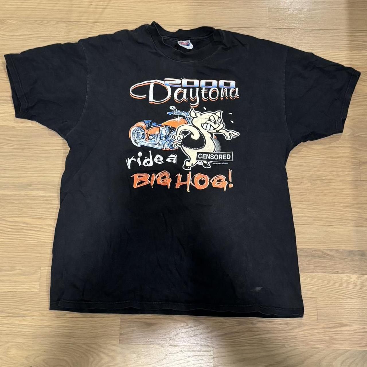 Daytona × Vintage 1999 Daytona Bike Week black cotton T-shirt biker vintage XL Size US XL / EU 56 / 4 - 1 Thumbnail