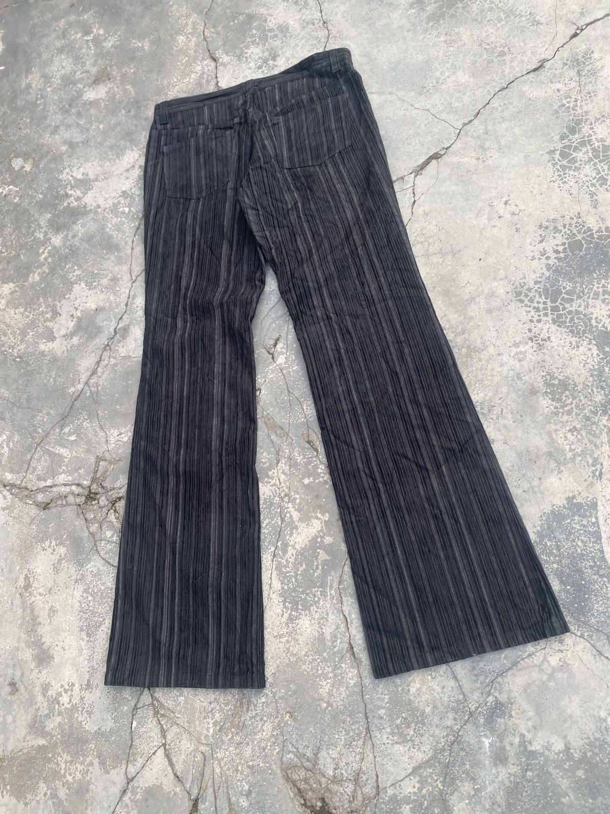 Tornado Mart MODERN LOVERS TORNADO MART Black Velvet Corduroy Flared Size US 32 / EU 48 - 3 Thumbnail