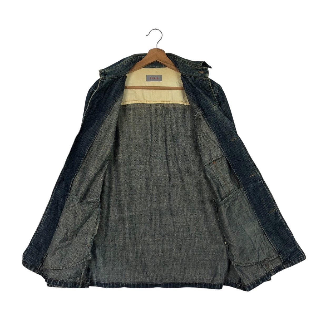 Japanese Brand 📌Vintage Chore Work Denim Jacket IXI:Z Japan Issey Miyake Size US M / EU 48-50 / 2 - 14 Thumbnail