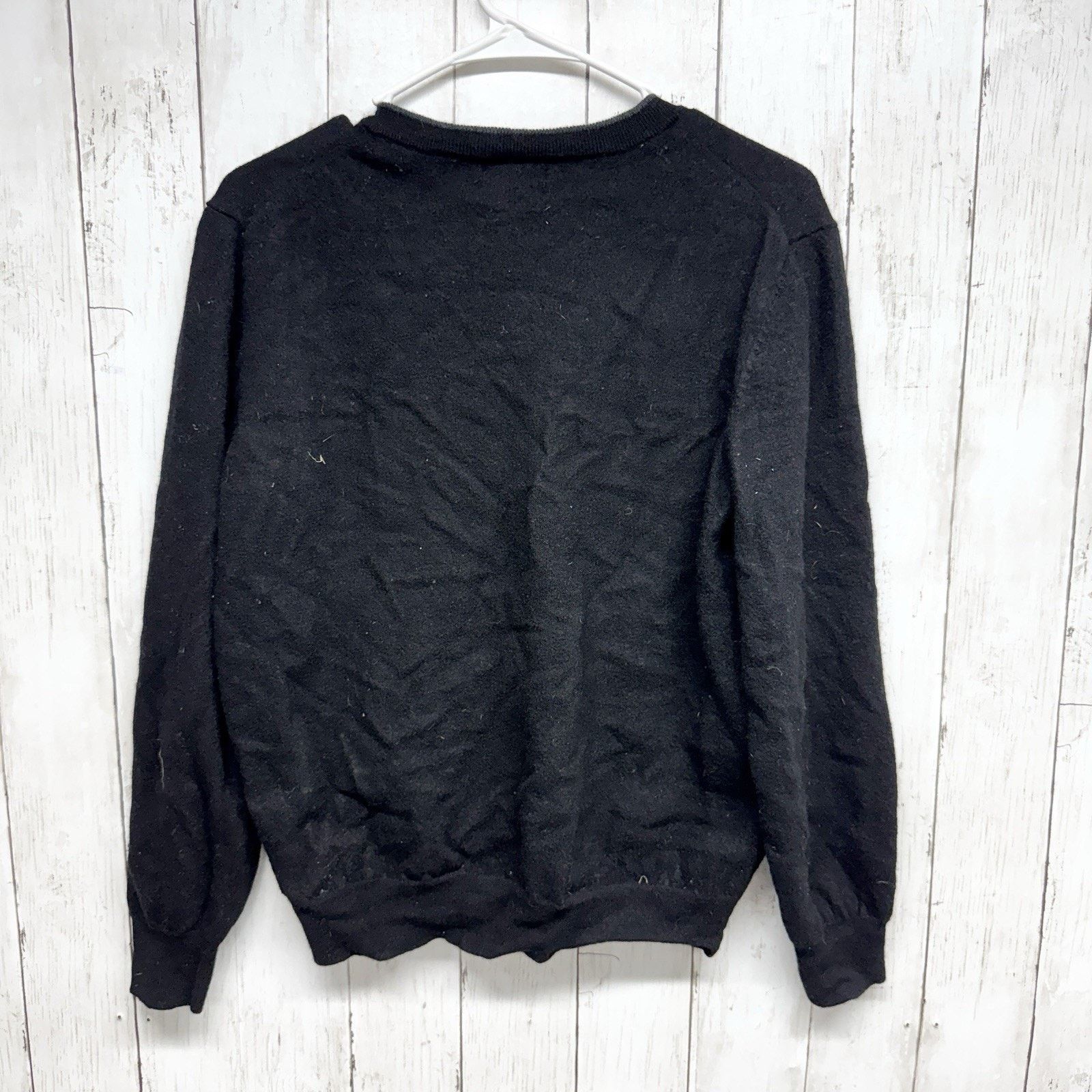 Other Daniel Hechter Sweater Sz XL V-Neck Extra Fine Merino Wool Size US XL / EU 56 / 4 - 6 Thumbnail