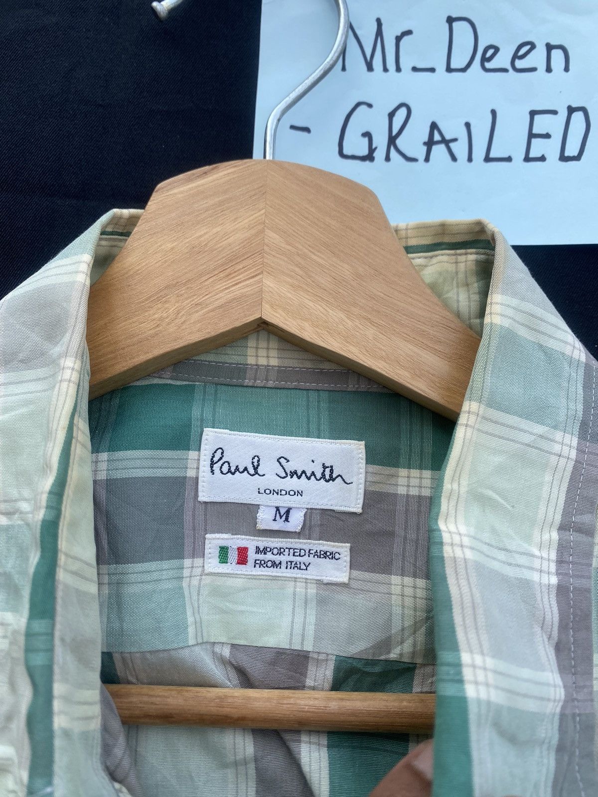 Paul Smith Rare Vintage Paul Smith Checkered Buttons Up Shirt Size US M / EU 48-50 / 2 - 7 Thumbnail