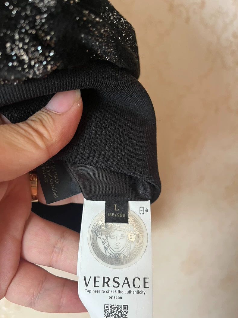 Versace Versace Velvet jacket jacket top Size US L / EU 52-54 / 3 - 6 Thumbnail