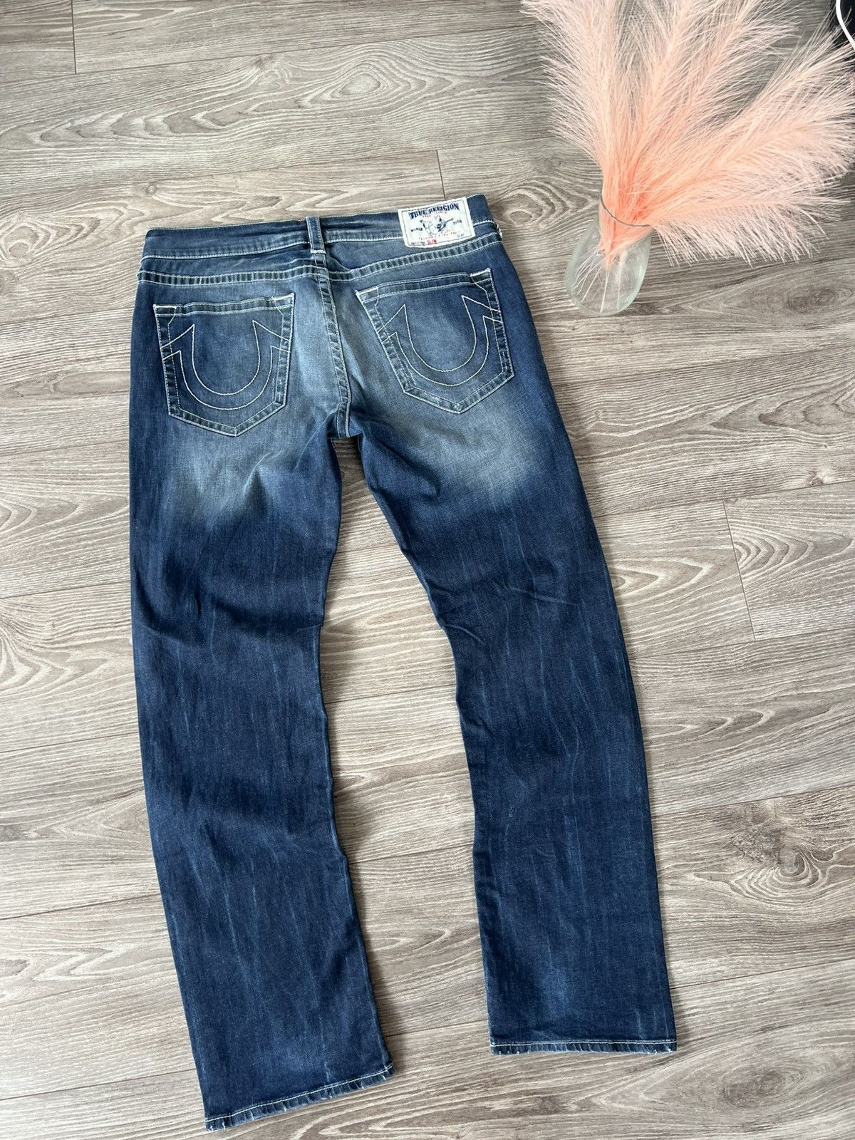 Rap Tees × True Religion × Vintage True Religion Made in Mexico Loose /Slim Bobby Denim Jeans Size US 35 - 7 Thumbnail