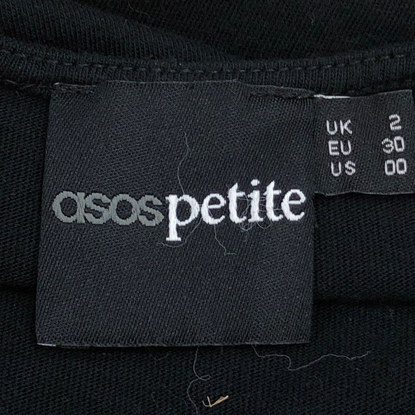 Asos Asos Size 00P Dress Cutout Side Lace Detail Backless Black Size XXS / US 00 / IT 34 - 13 Thumbnail