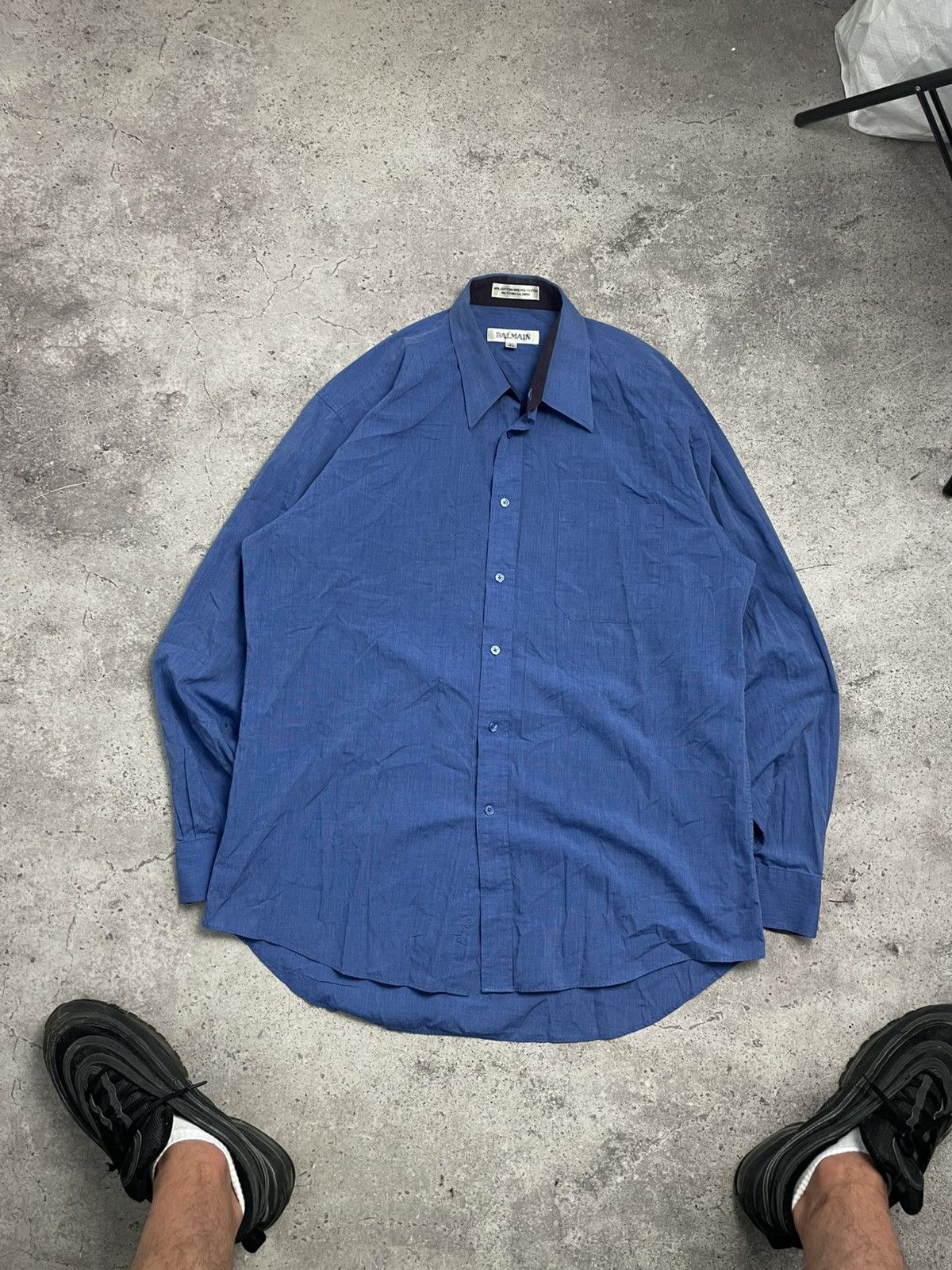 Balmain Vintage Balmain Shirt Size US XL / EU 56 / 4 - 1 Thumbnail