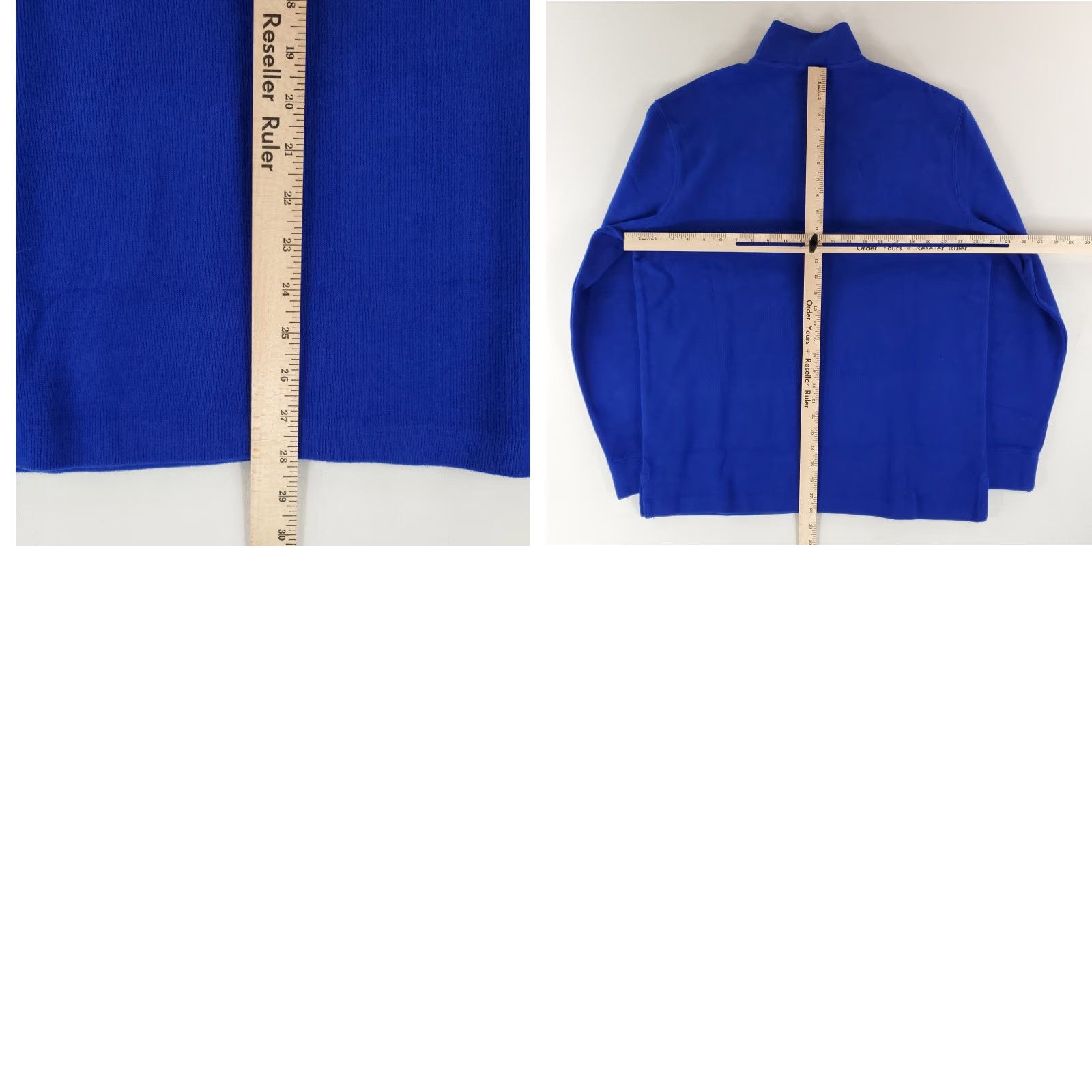 Polo Ralph Lauren Polo Ralph Lauren 1/4 Zip Pullover Cotton Blue Long Sleeve Mens L NWT Shirt Size US L / EU 52-54 / 3 - 8 Thumbnail