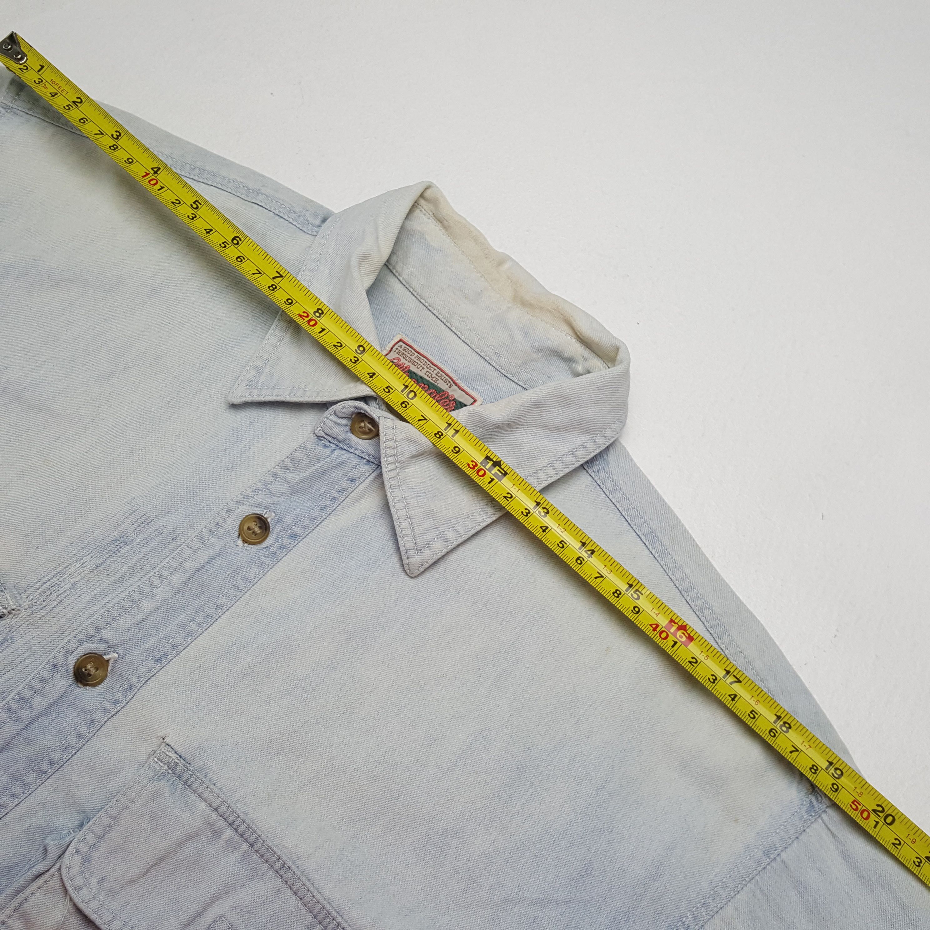 Wrangler Vintage Wrangler Western Style Denim Shirt C319N1 Size US L / EU 52-54 / 3 - 6 Thumbnail