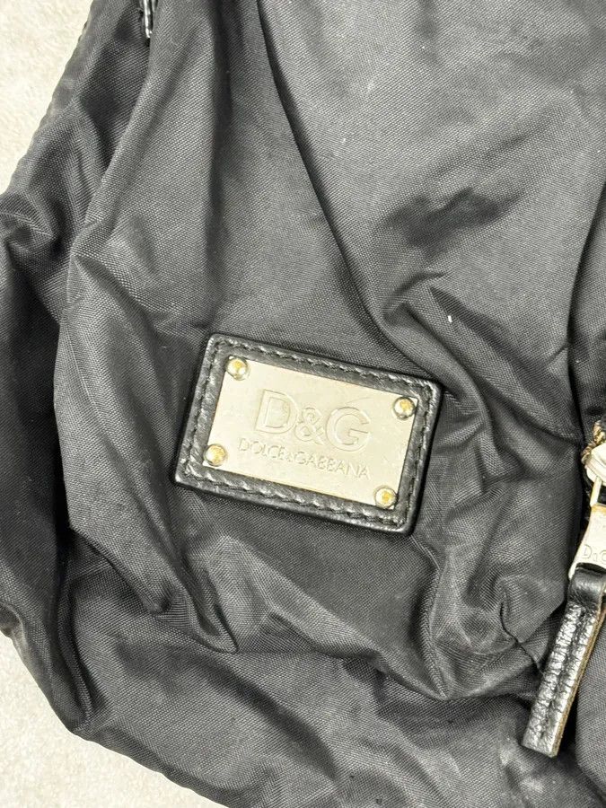 Dolce & Gabbana 2000s Dolce & Gabbana Black Multi-Pocket Nylon Crossbody Bag Size ONE SIZE - 7 Thumbnail