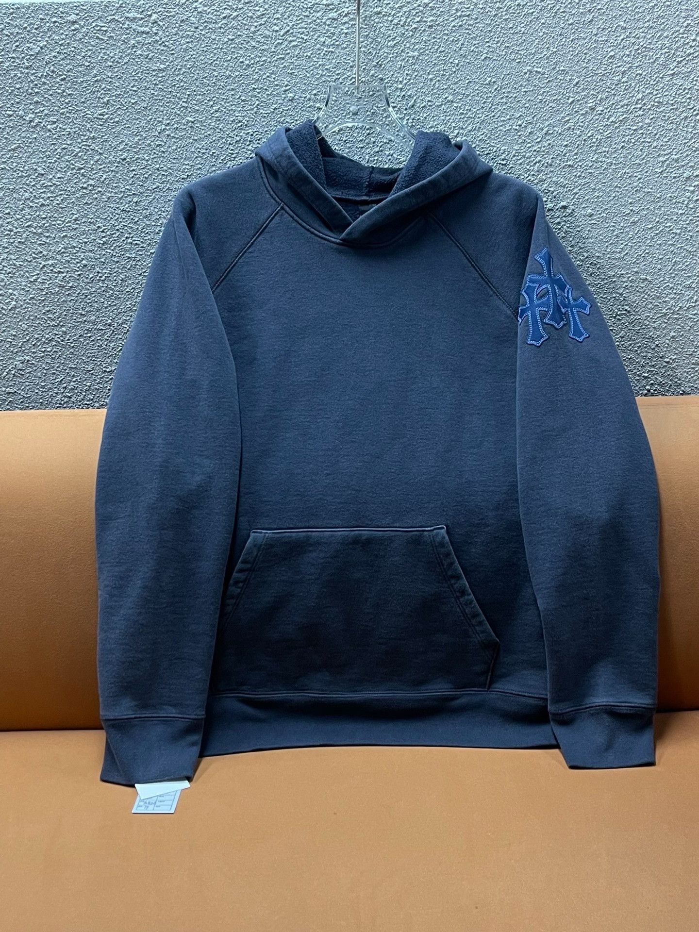 Chrome Hearts Chrome Hearts Washed Blue Cross Patch Hoodie Size US L / EU 52-54 / 3 - 1 Thumbnail
