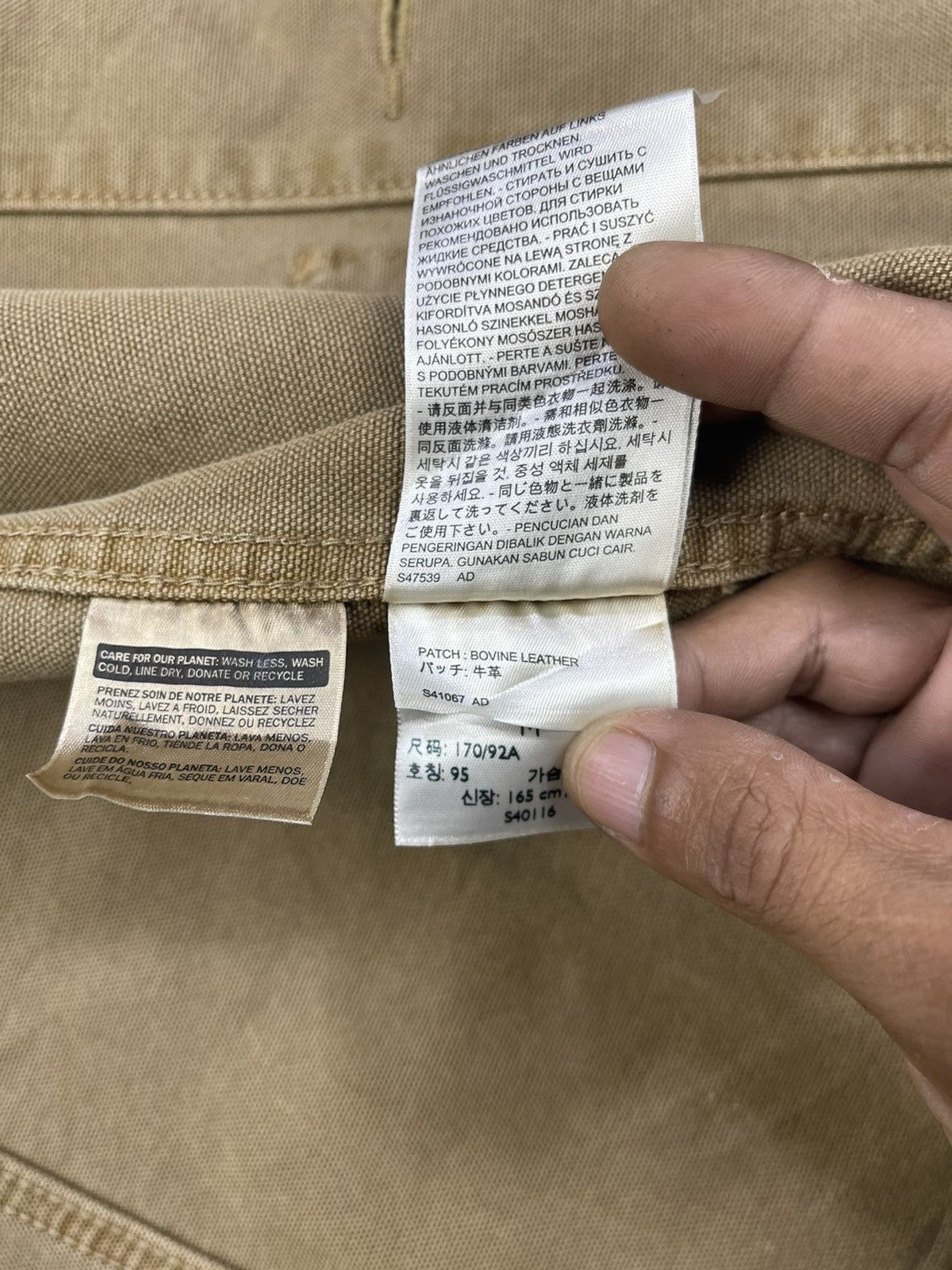 Levi's Levi’s Strauss Duck Canvas Button Up Chore Jacket Size US M / EU 48-50 / 2 - 13 Thumbnail