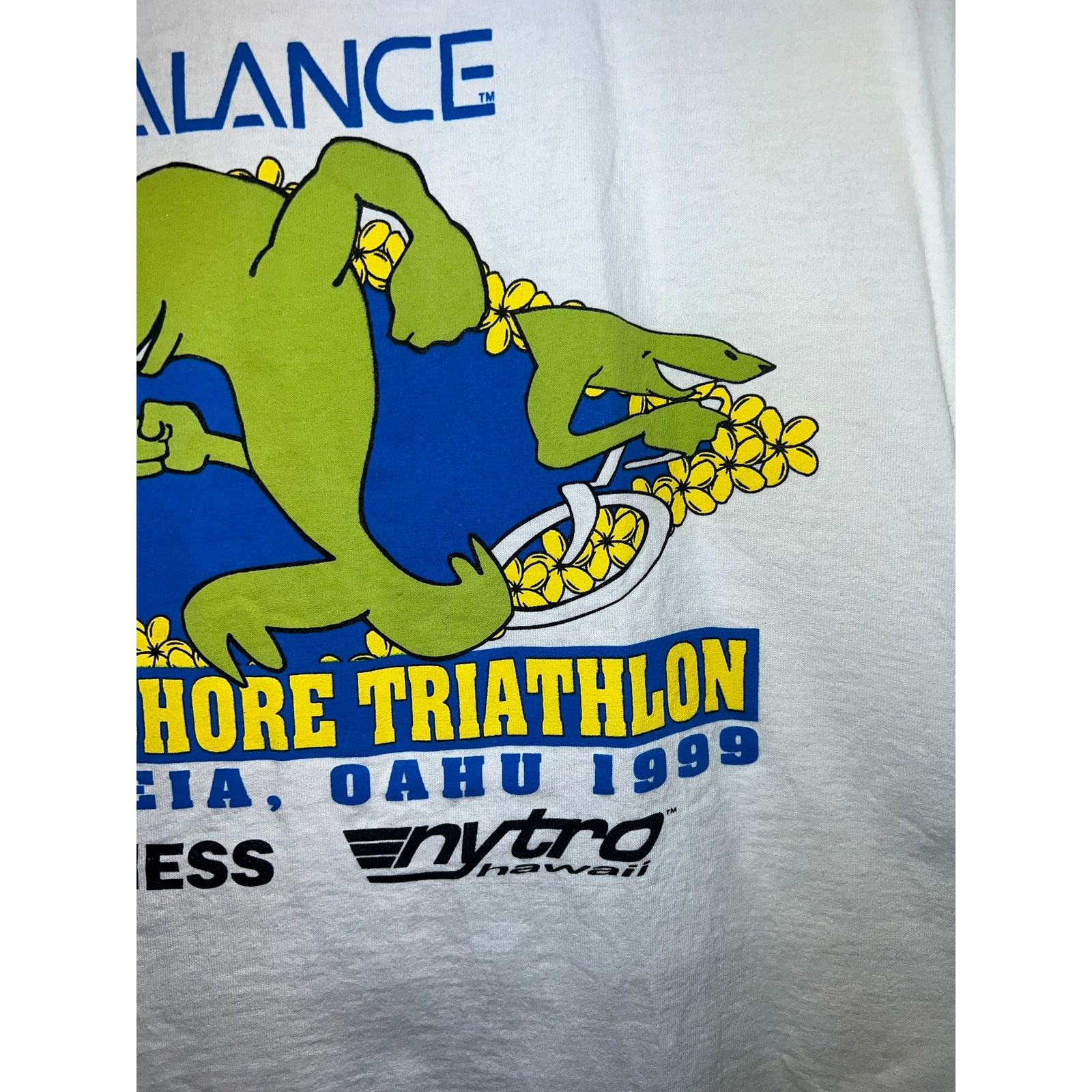 Jerzees Vintage North Shore Triathlon Shirt 1999 Balance Hawaii XL Size US XL / EU 56 / 4 - 8 Thumbnail