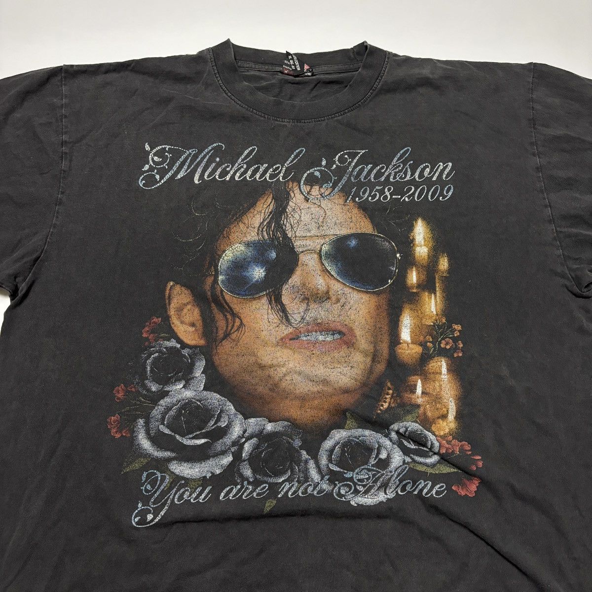 Michael Jackson × Vintage Michael Jackson vintage 1958-2009s single stitch t-shirt Size US XL / EU 56 / 4 - 3 Thumbnail
