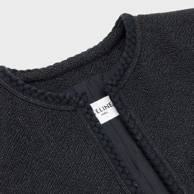 Celine o1w1db10526 2V71I5 “CHASSEUR” JACKET in Black Size XS / US 0-2 / IT 36-38 - 3 Thumbnail