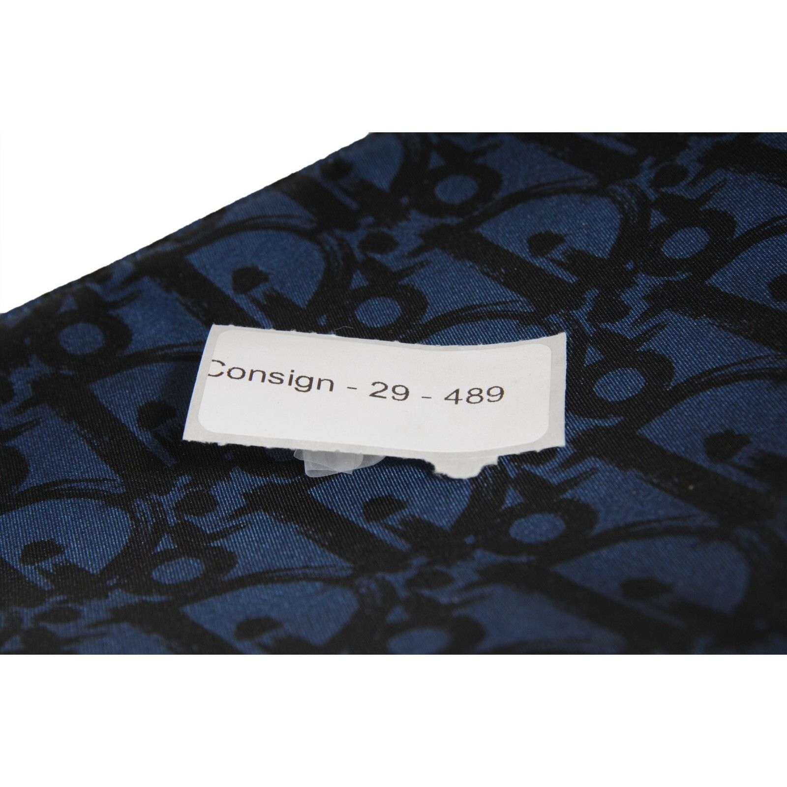 Dior Dior Oblique Logo Pouch Blue Black Size ONE SIZE - 14 Thumbnail