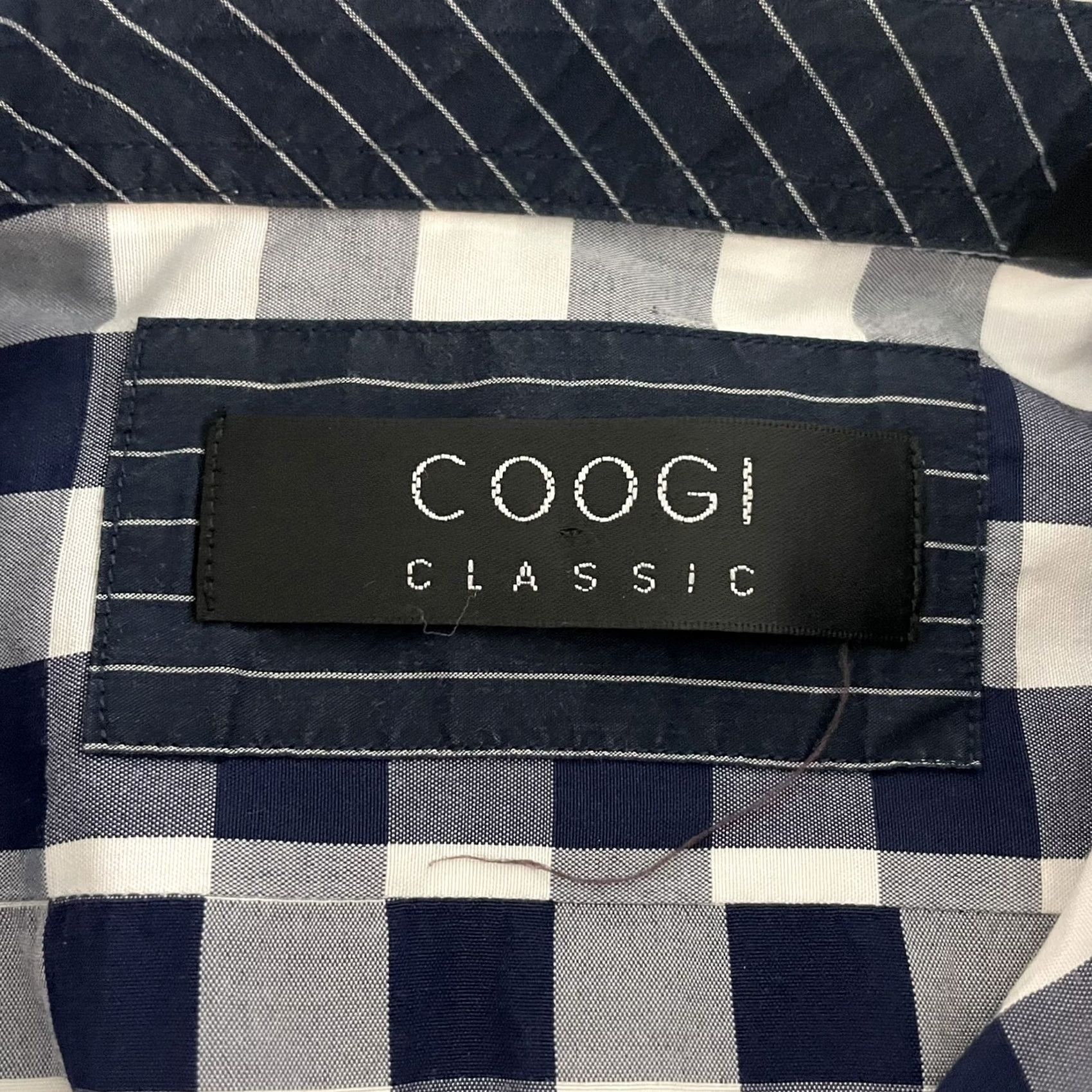 Coogi Coogi Dress Shirt Plaid Long Sleeve Button Front Men M Blue Size US M / EU 48-50 / 2 - 2 Thumbnail
