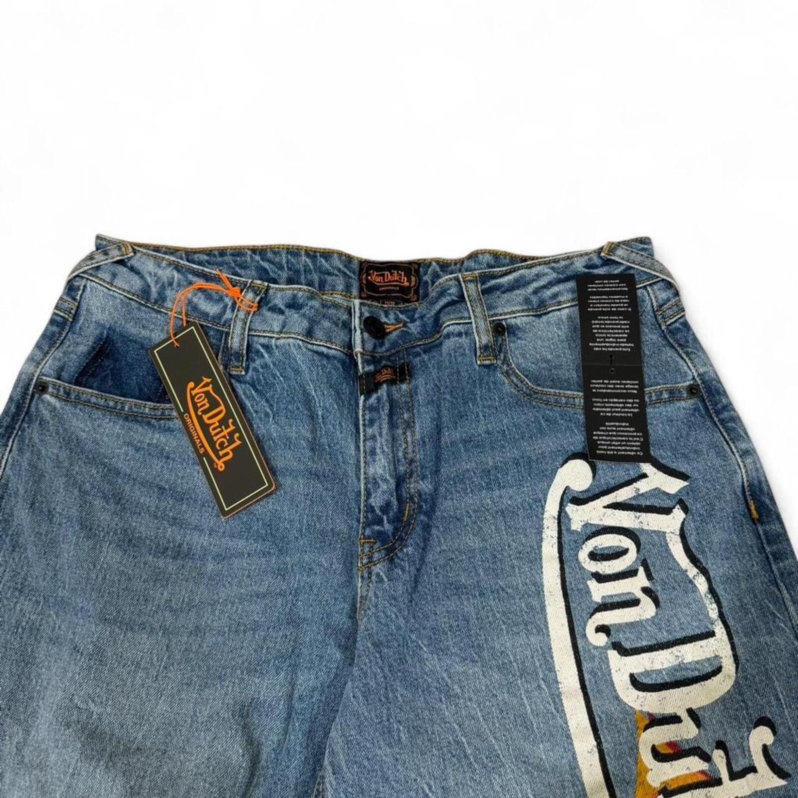 True Religion Von Dutch original y2k style baggy jeans with cool print Size 30" / US 8 / IT 44 - 4 Thumbnail