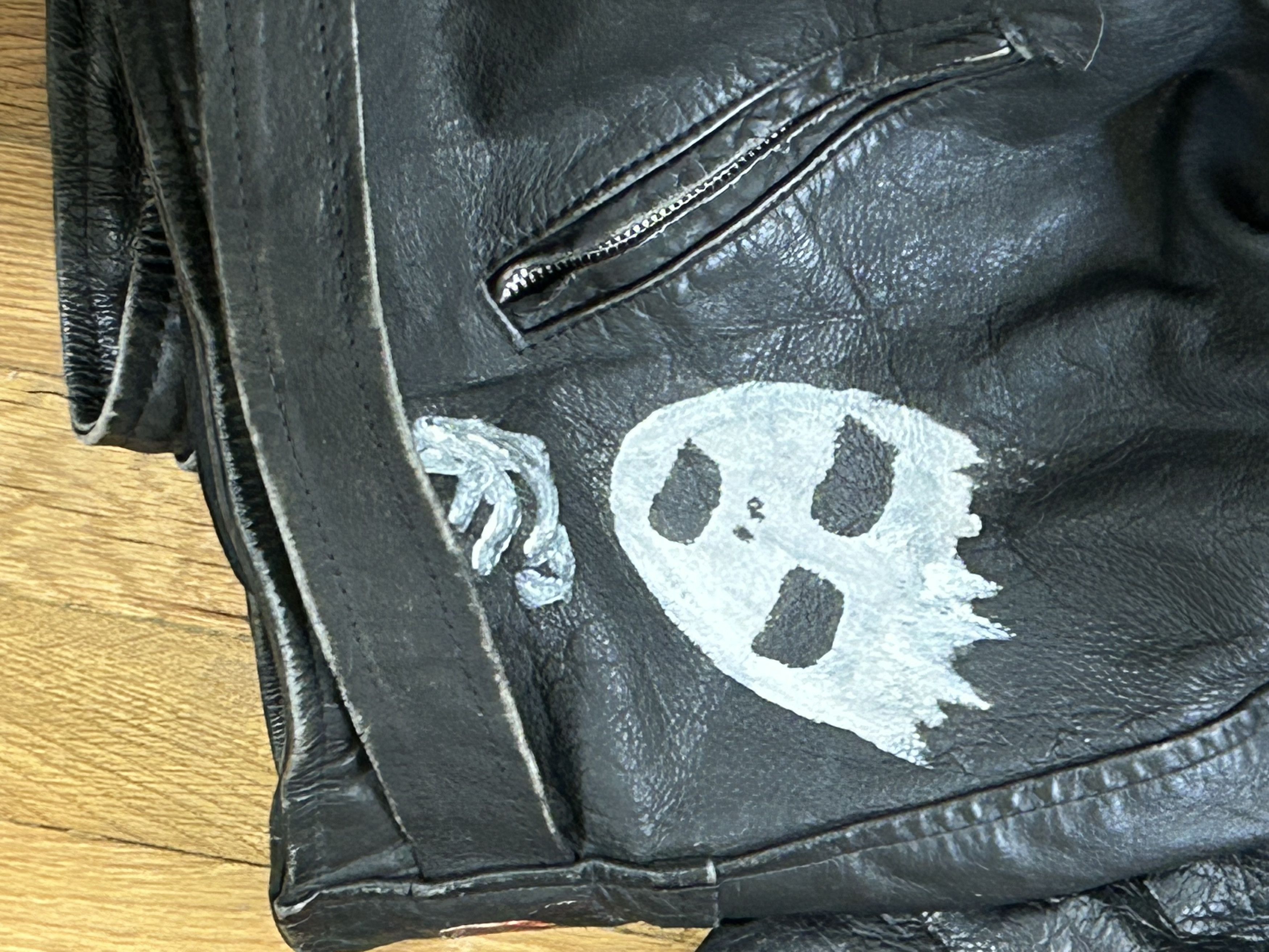 Other Skinny Puppy/ AMI London Vintage Leather jacket Size US XL / EU 56 / 4 - 4 Thumbnail