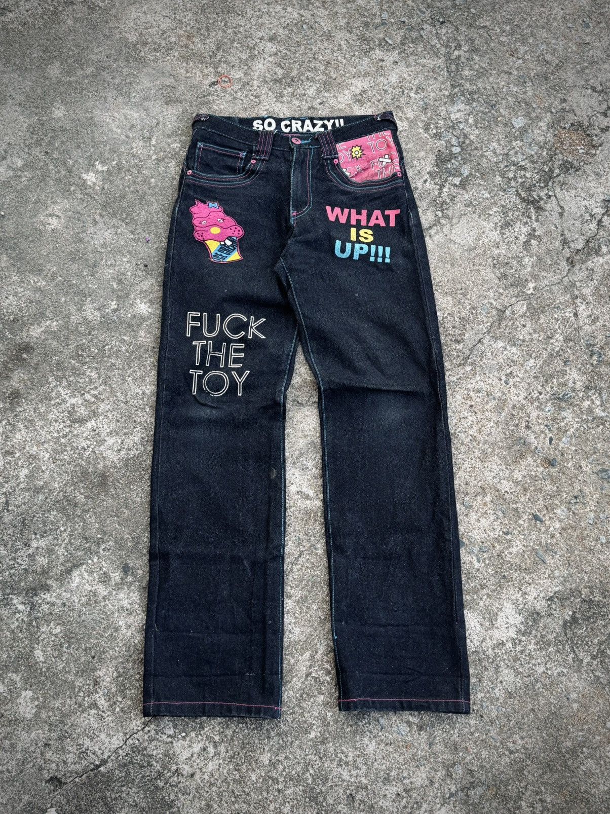 Hysteric Glamour So Crazy!!! Fuck The Toy Denim Hysteric Styled BBC Ice Cream Size US 30 / EU 46 - 1 Thumbnail