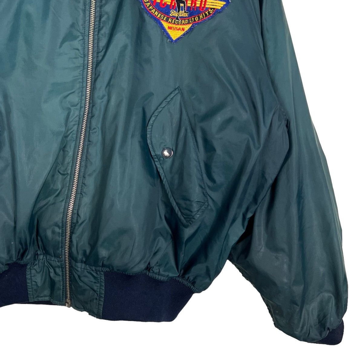 Japanese Brand 🔥 VINTAGE ICHIRO BLUEWAX BOMBER JACKET Size US M / EU 48-50 / 2 - 5 Thumbnail